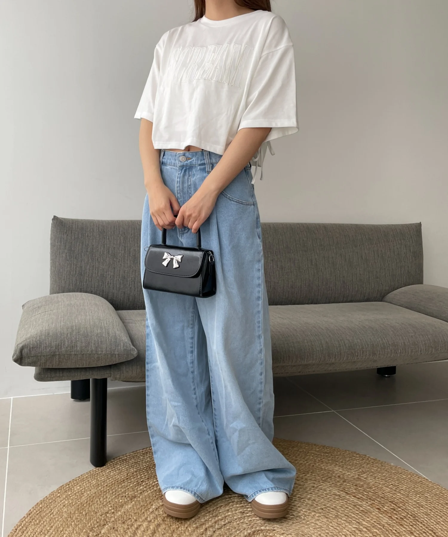 ロゴレースドロストショートT - Image 9