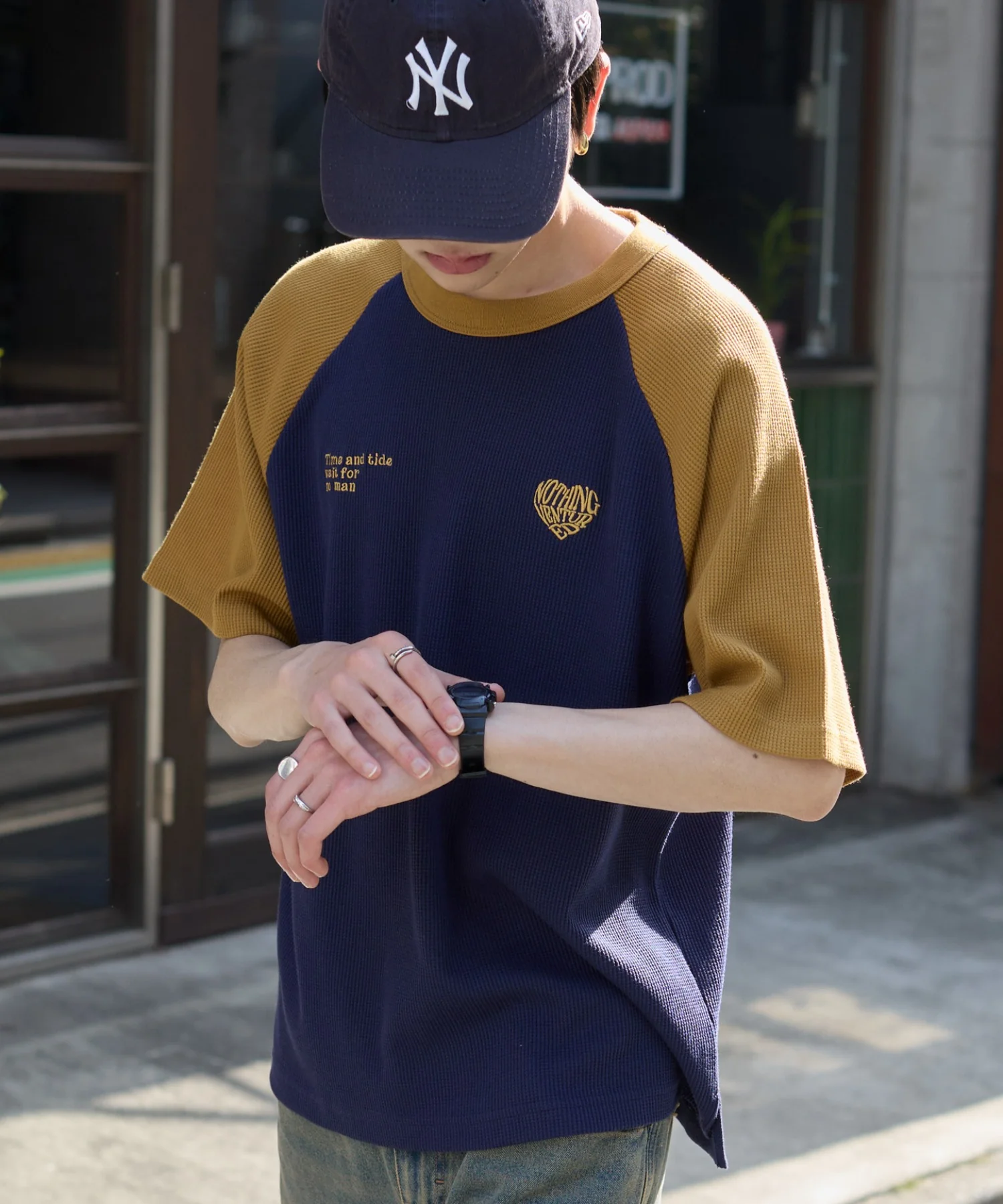 ワッフルラグランT（SS） - Image 15