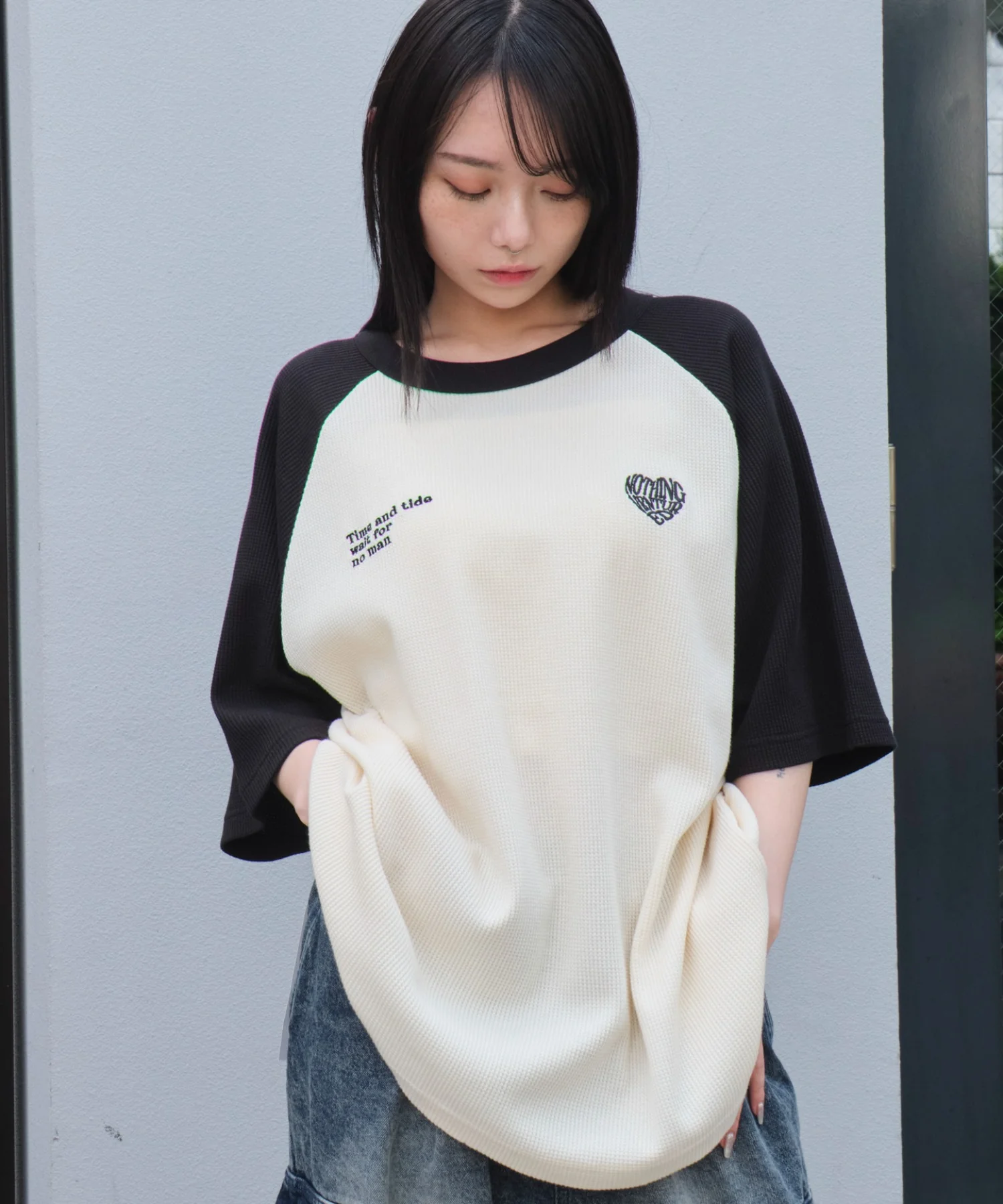 ワッフルラグランT（SS） - Image 30