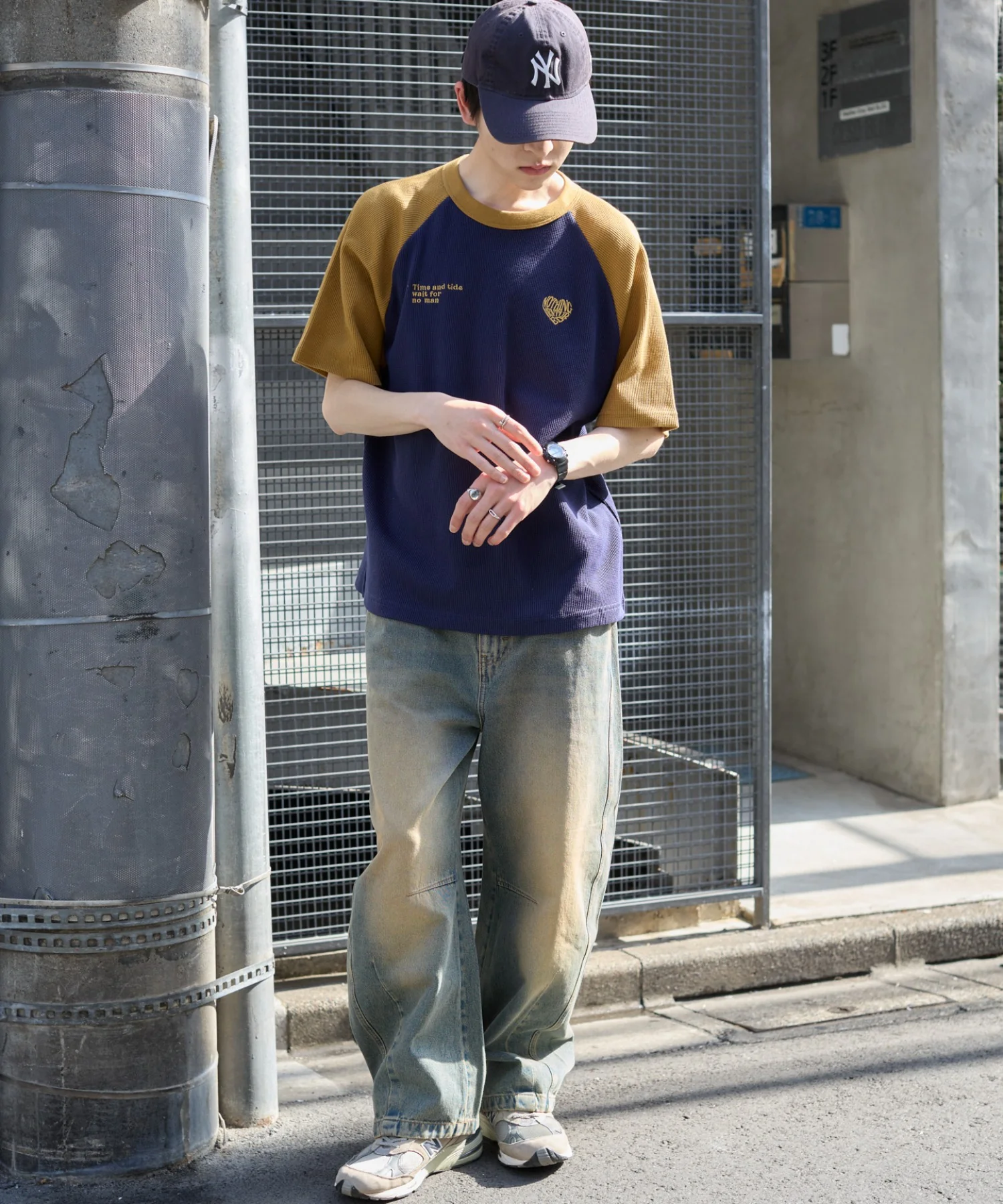ワッフルラグランT（SS） - Image 4