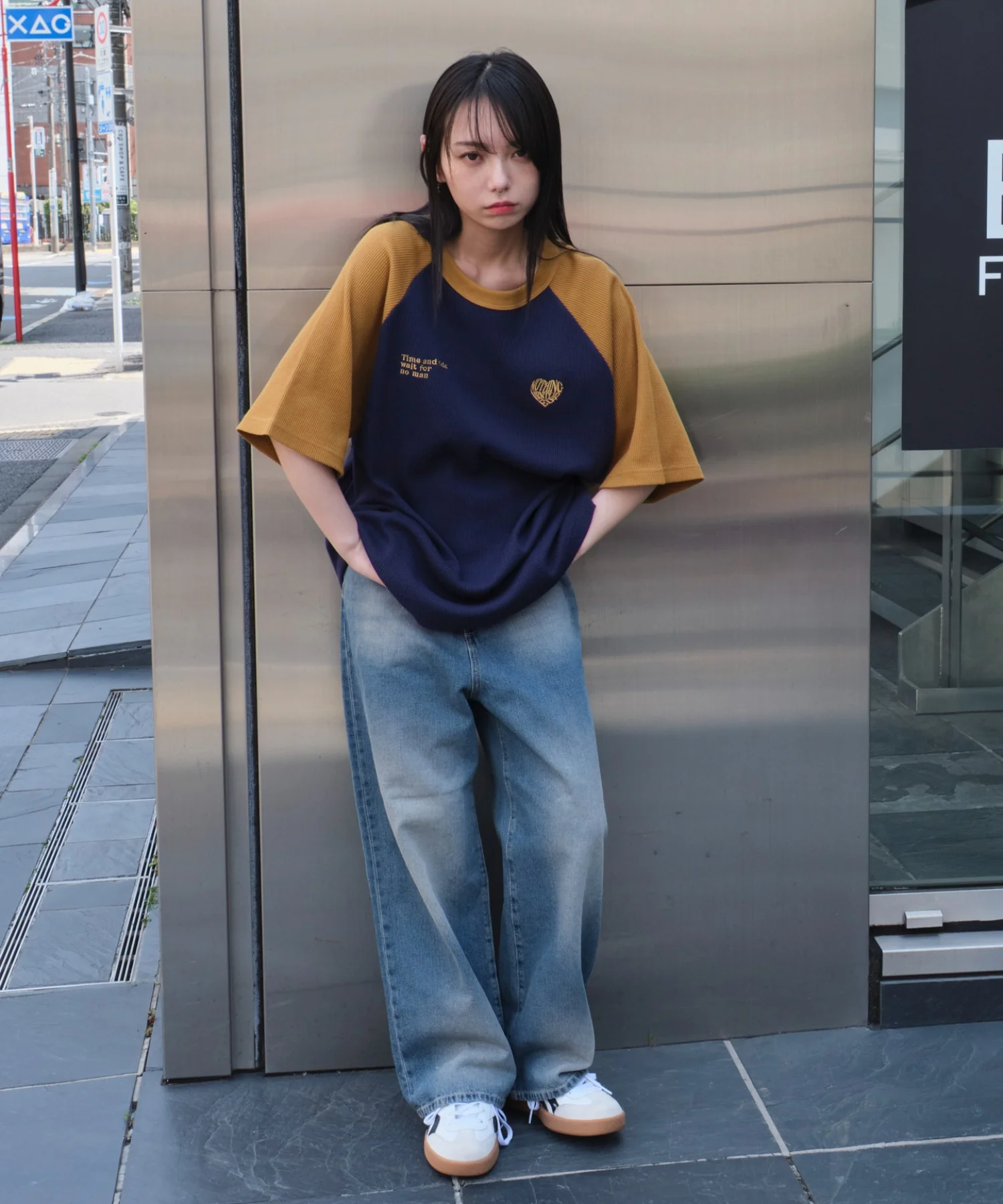 ワッフルラグランT（SS） - Image 5