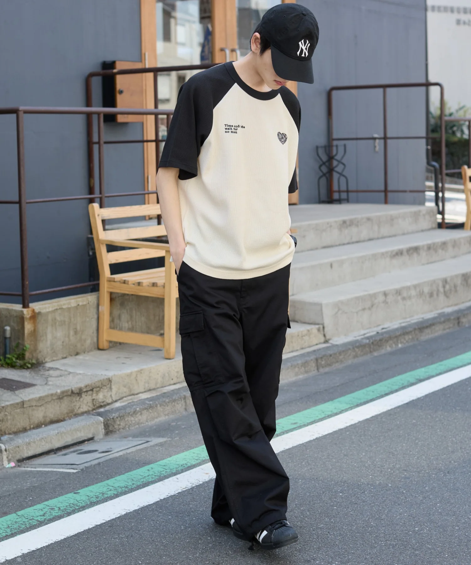 ワッフルラグランT（SS） - Image 6