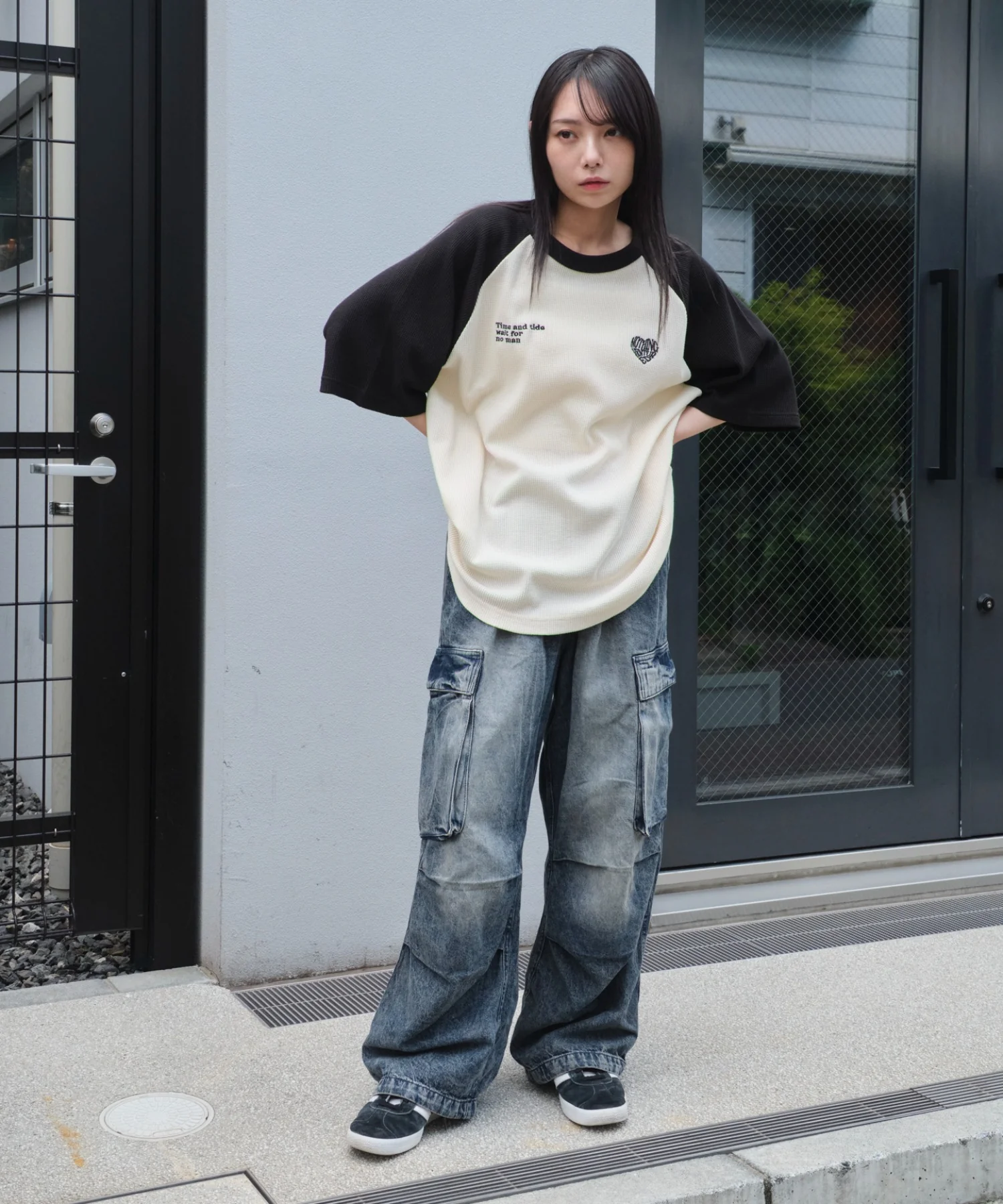 ワッフルラグランT（SS） - Image 7