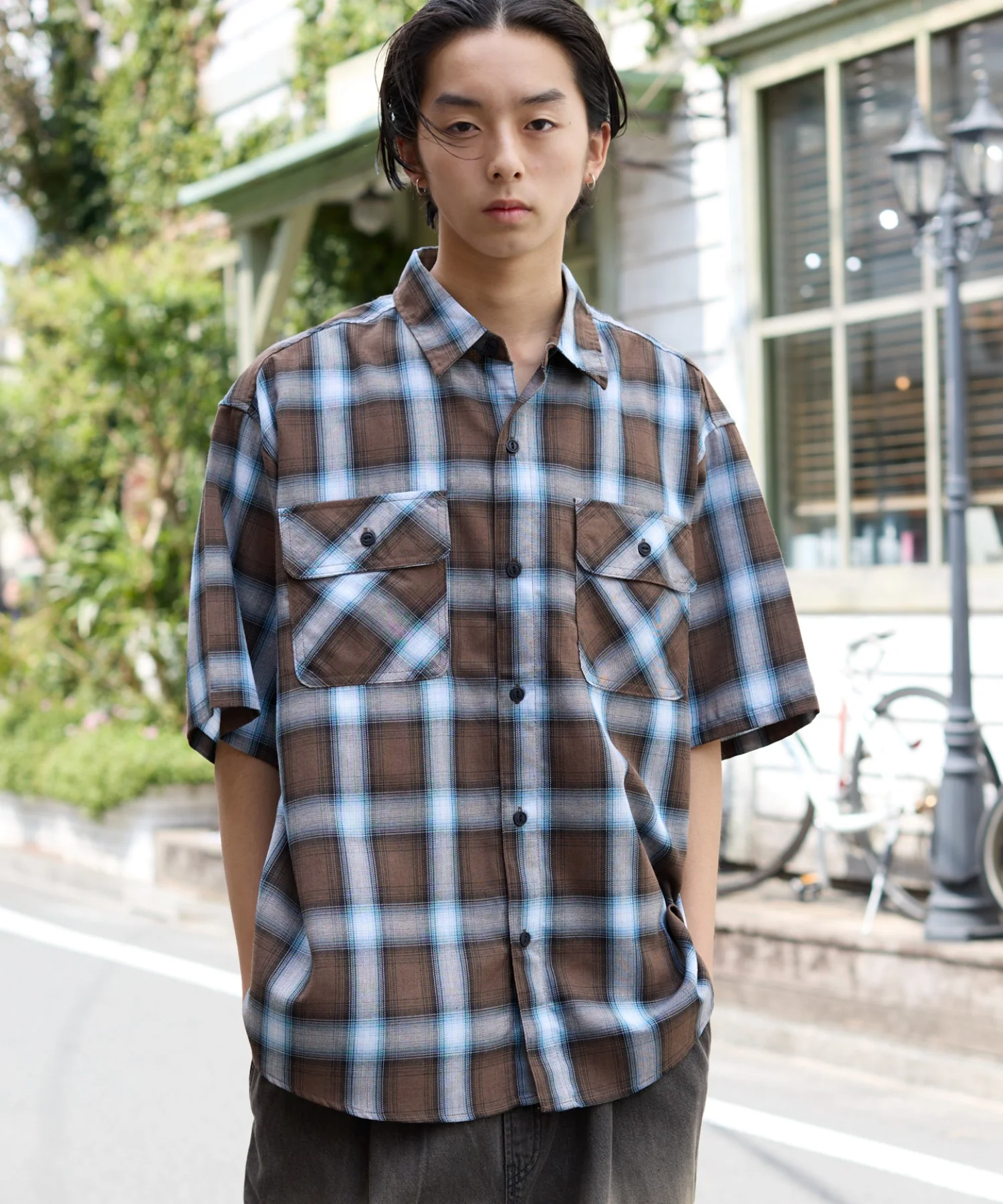 オンブレチェックシャツ（SS） - Image 10