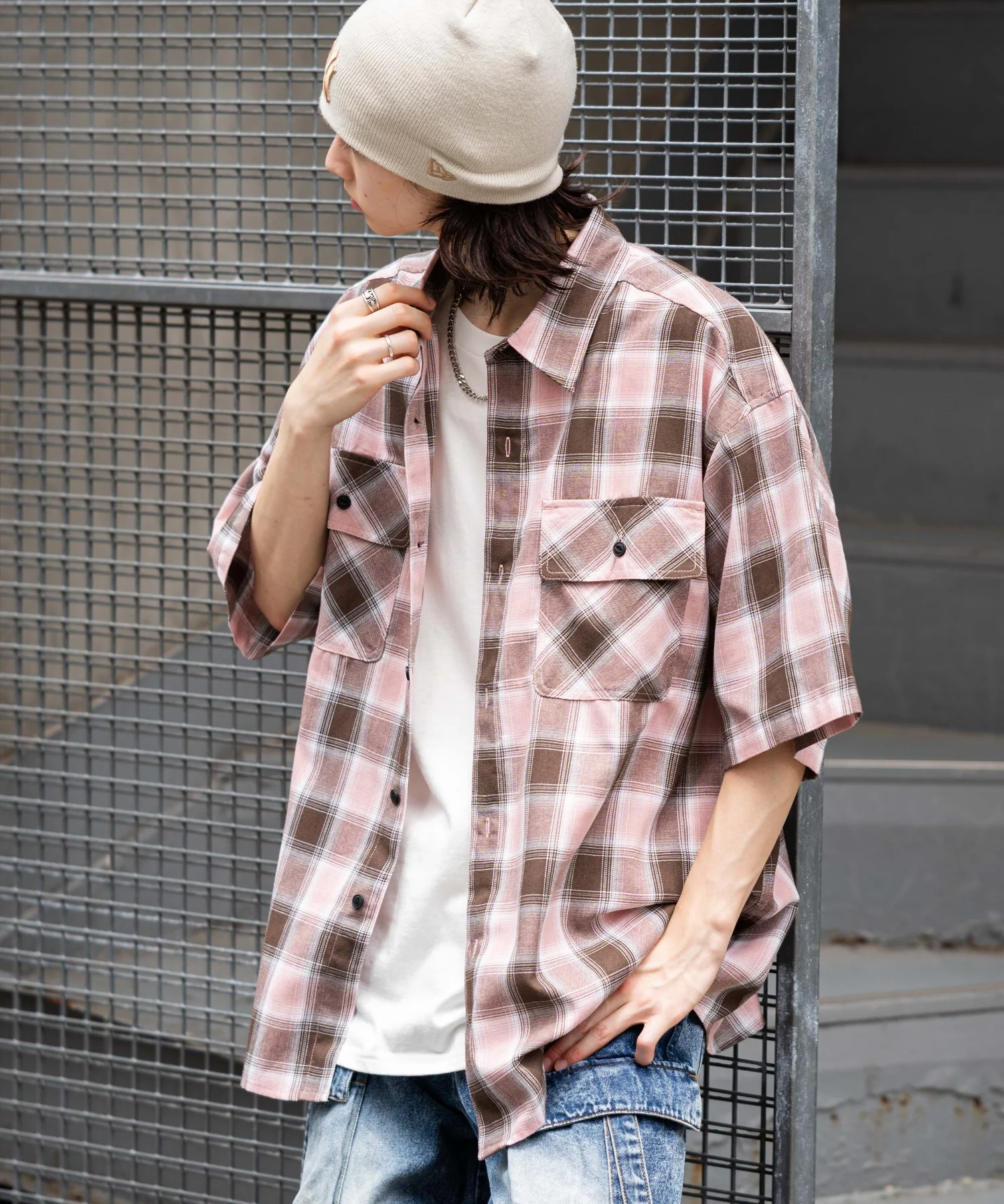 オンブレチェックシャツ（SS） - Image 12