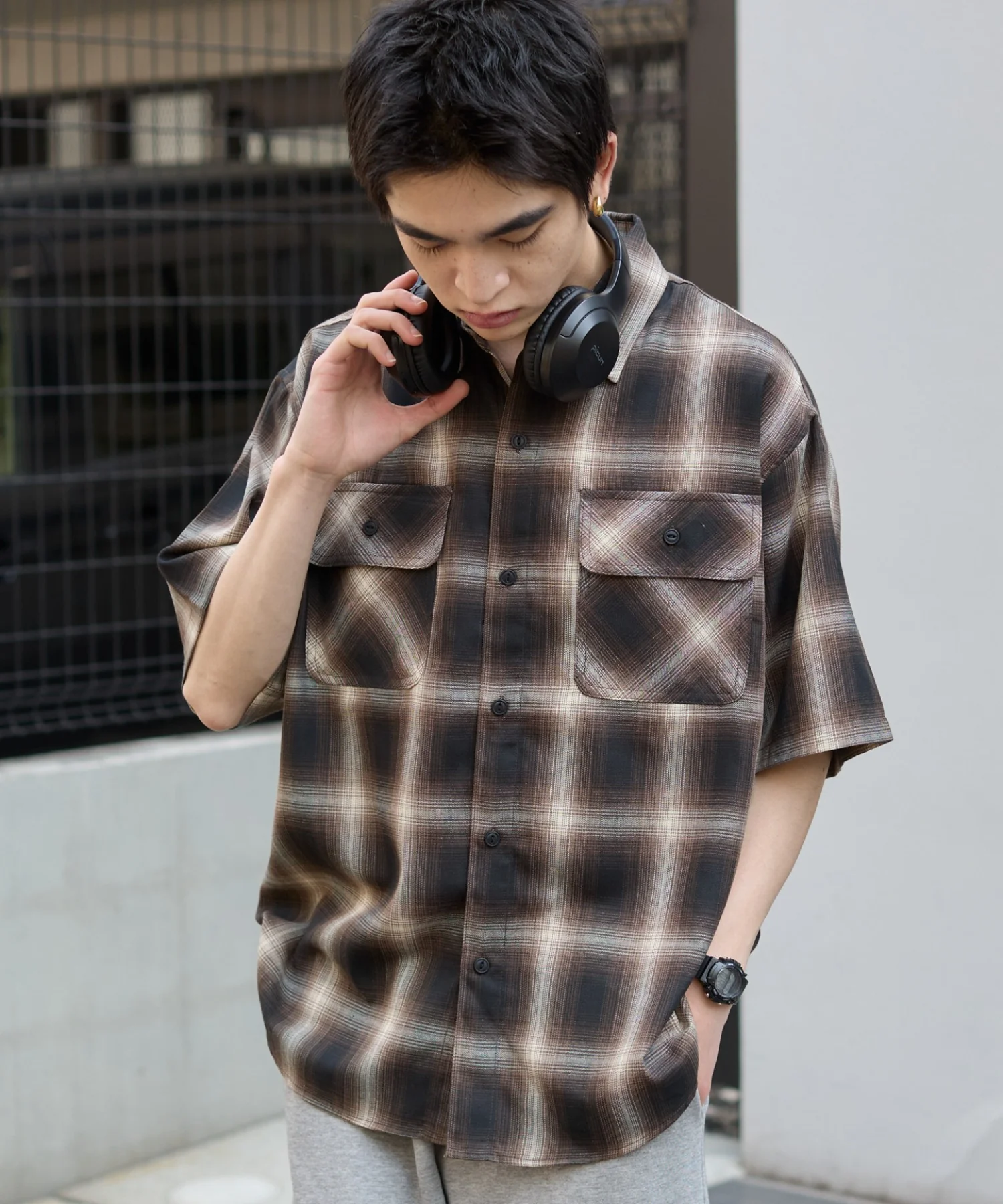 オンブレチェックシャツ（SS） - Image 40