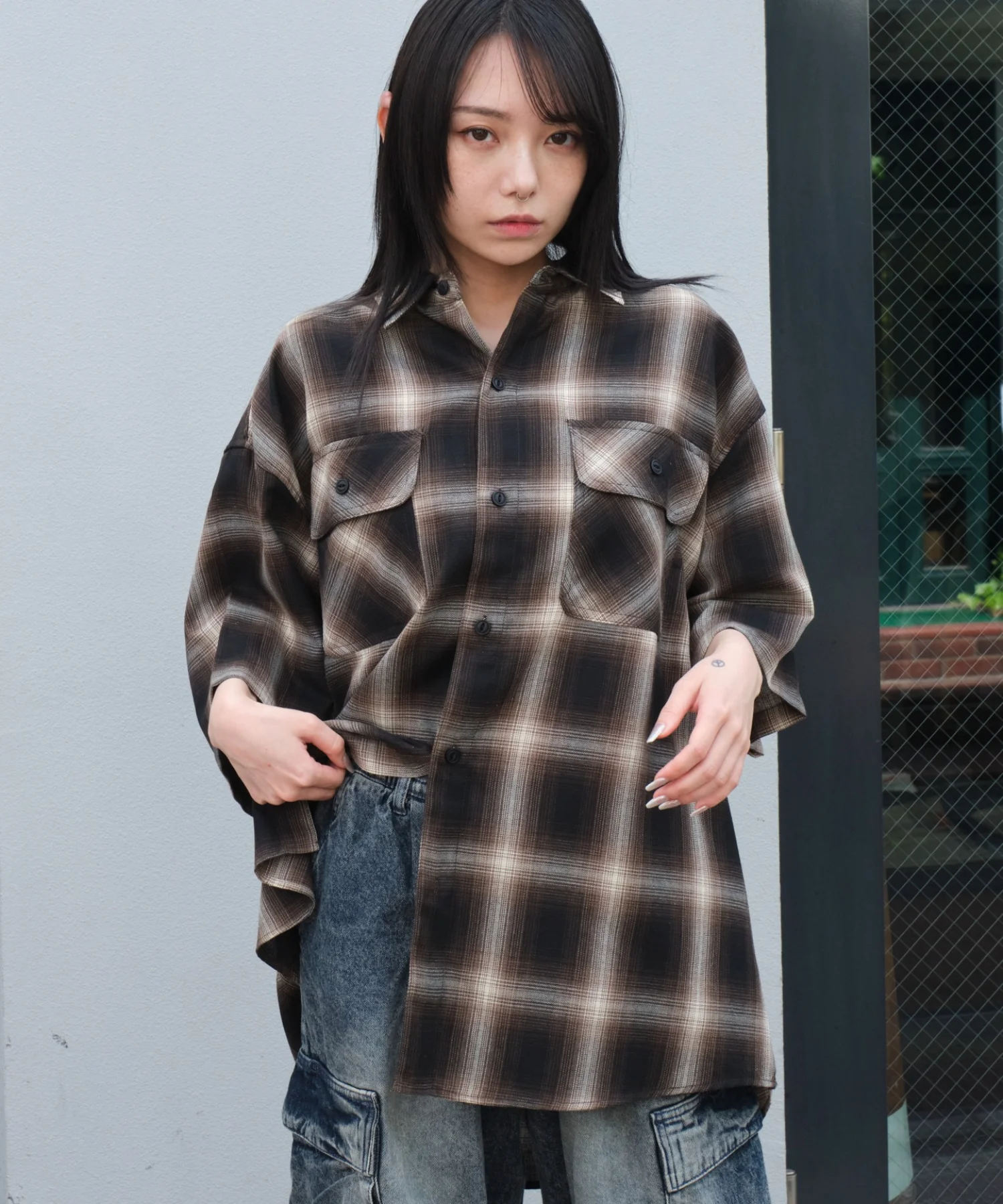 オンブレチェックシャツ（SS） - Image 43