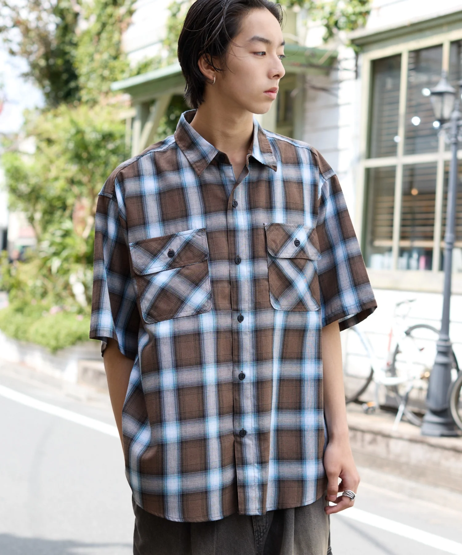 オンブレチェックシャツ（SS） - Image 50