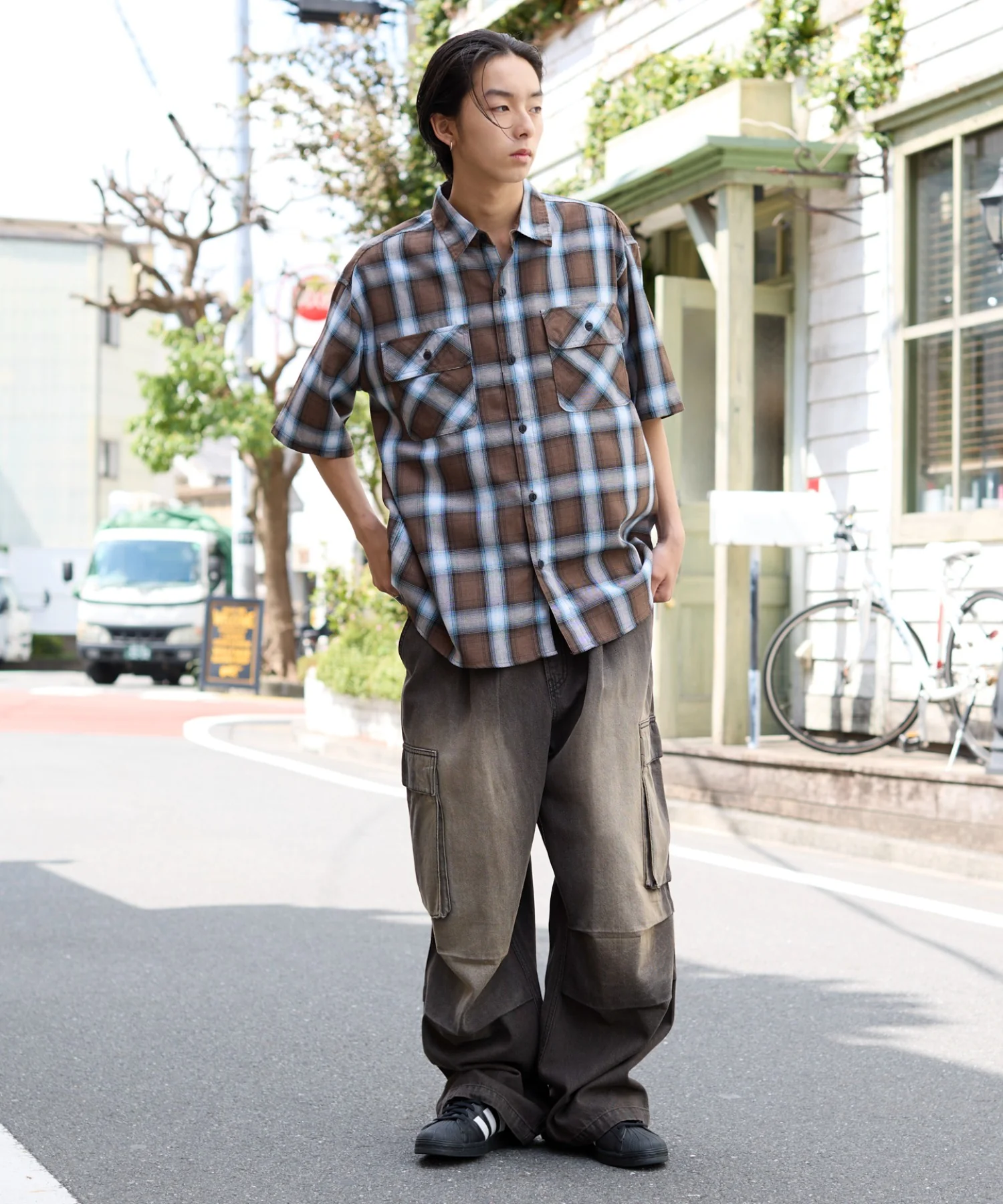 オンブレチェックシャツ（SS） - Image 52