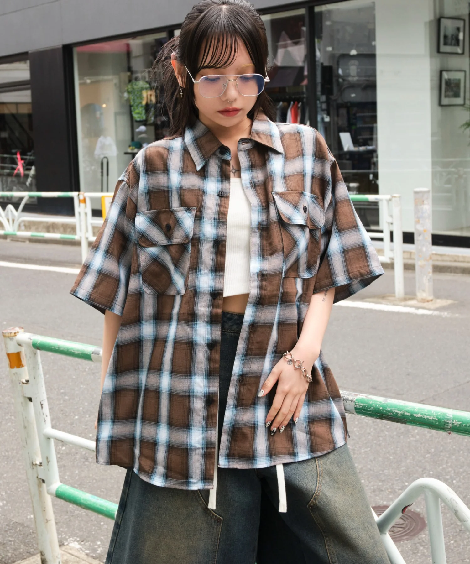 オンブレチェックシャツ（SS） - Image 53
