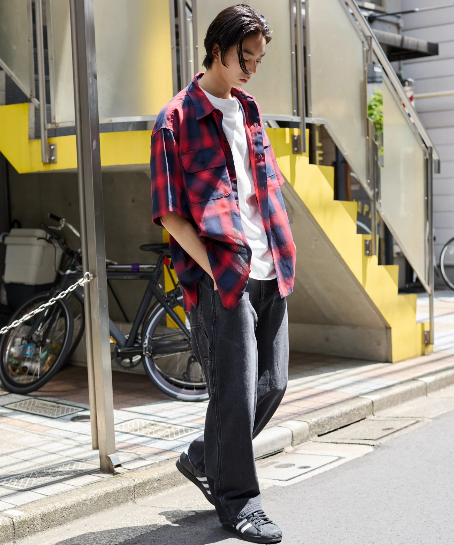 オンブレチェックシャツ（SS） - Image 59