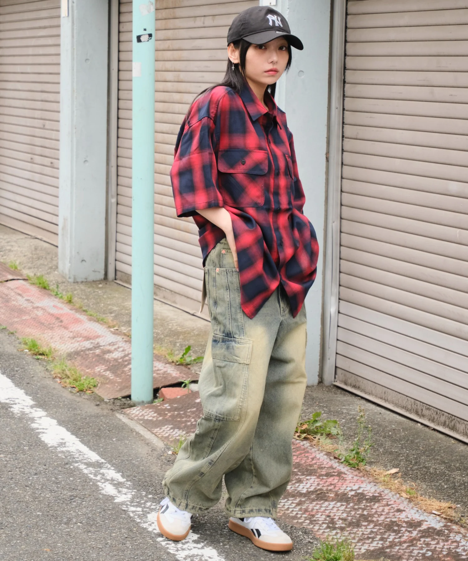 オンブレチェックシャツ（SS） - Image 61