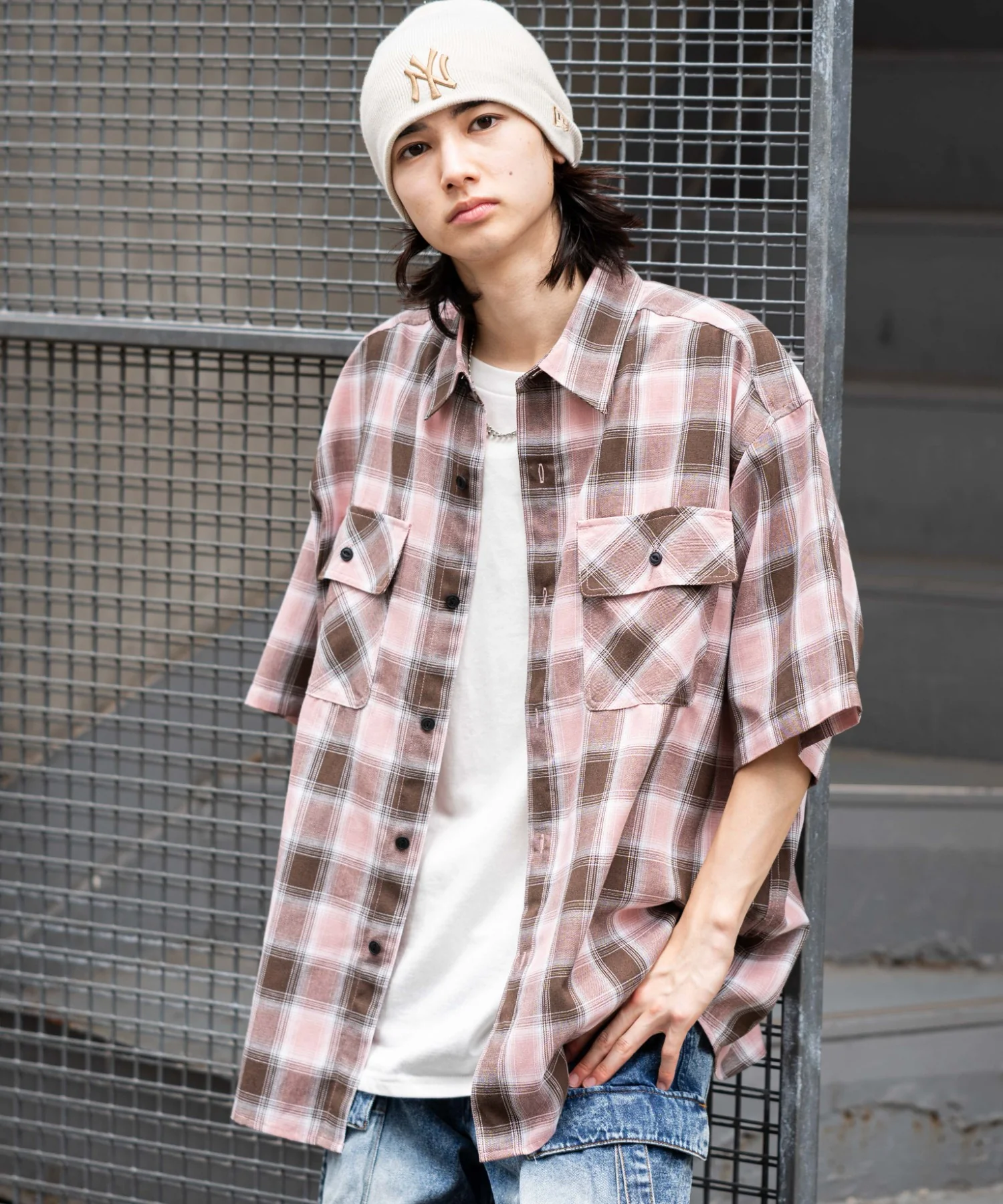 オンブレチェックシャツ（SS） - Image 62