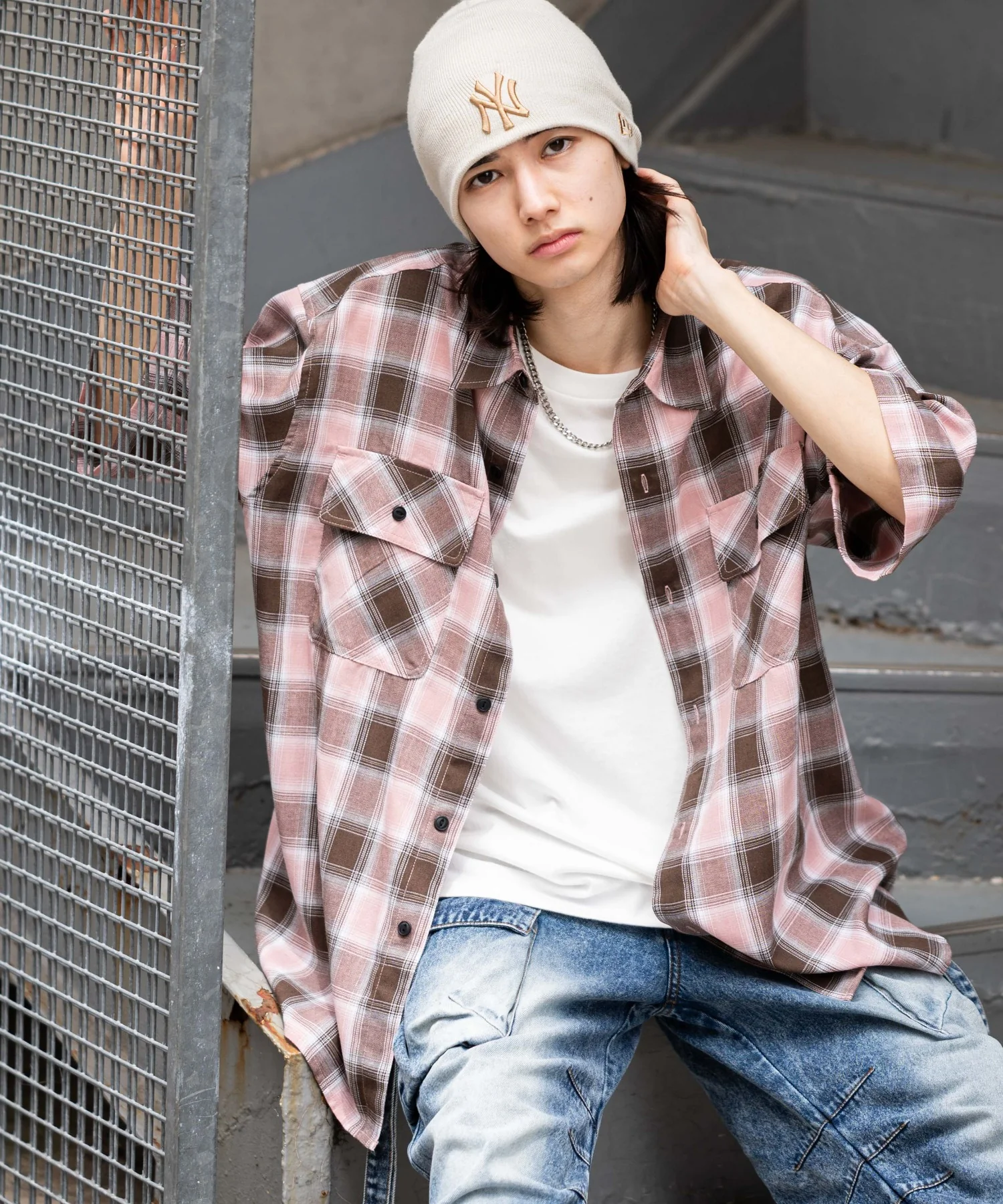 オンブレチェックシャツ（SS） - Image 65