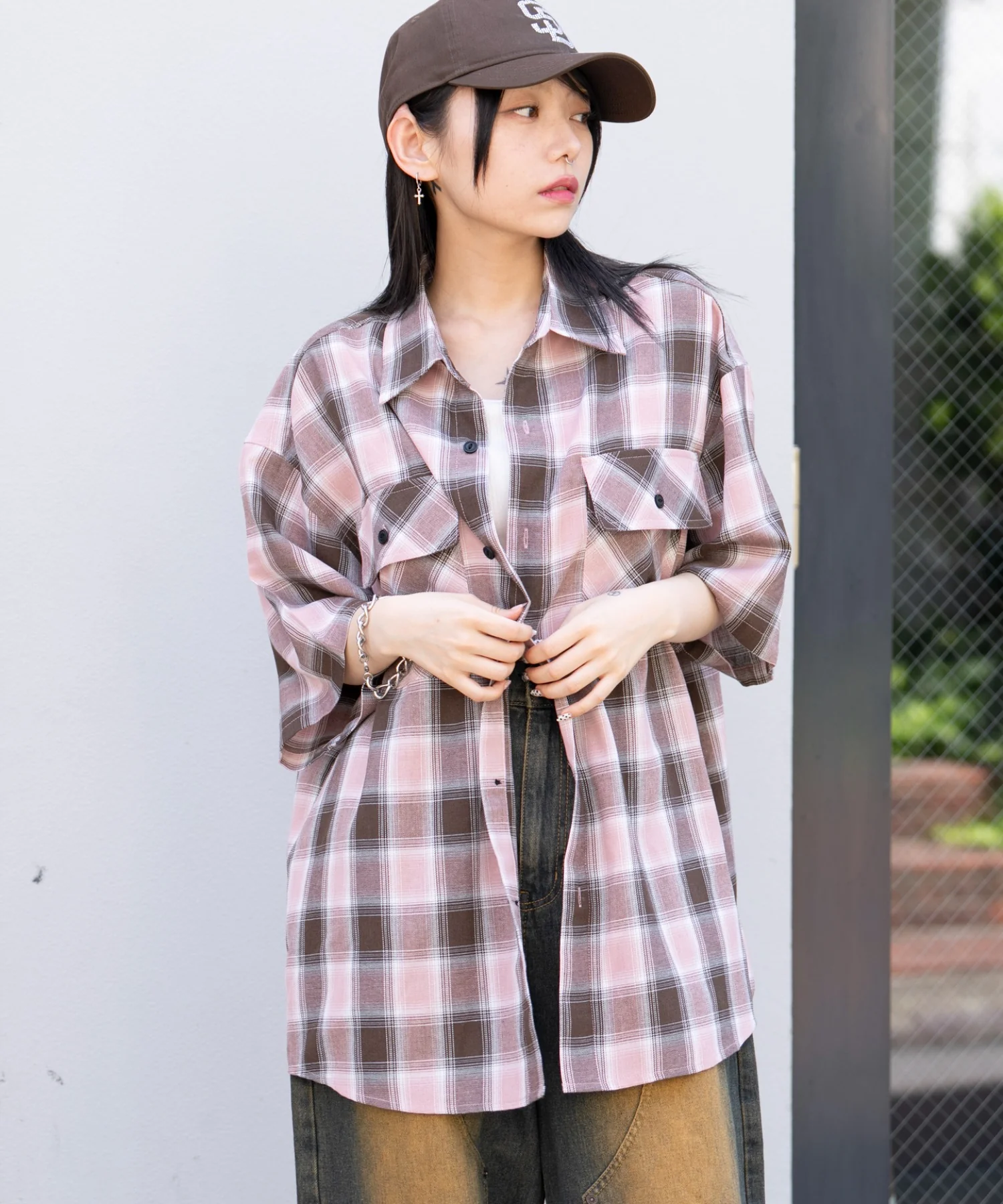 オンブレチェックシャツ（SS） - Image 67