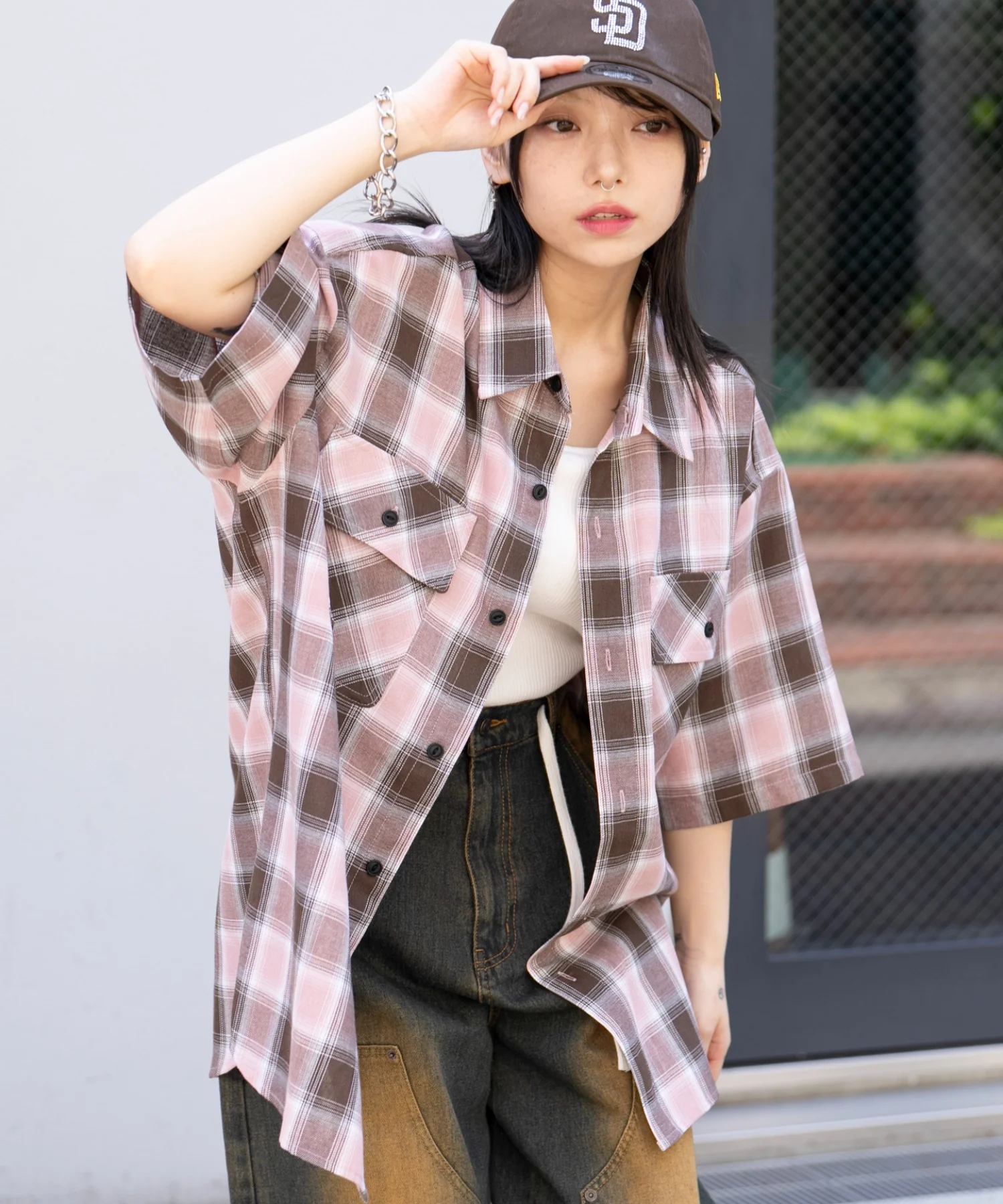オンブレチェックシャツ（SS） - Image 68