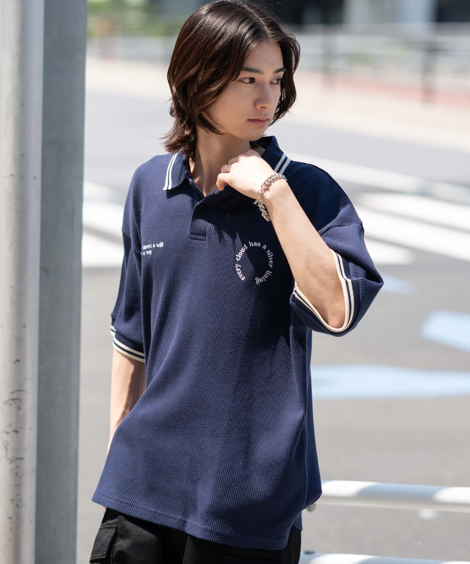ワッフルラインポロ - Image 13