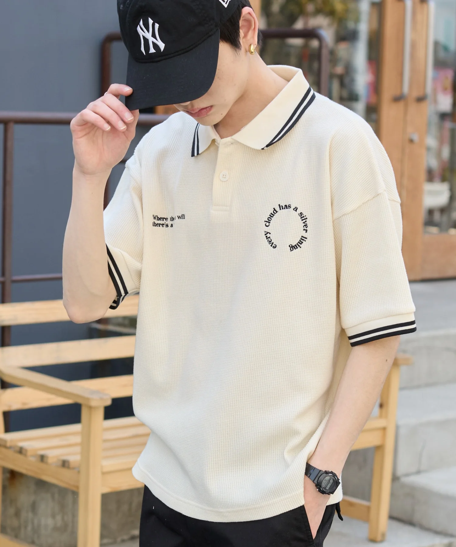 ワッフルラインポロ - Image 17