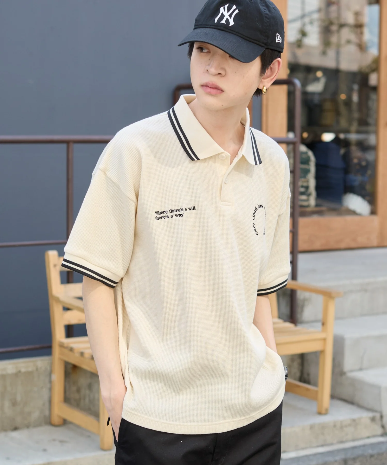 ワッフルラインポロ - Image 19