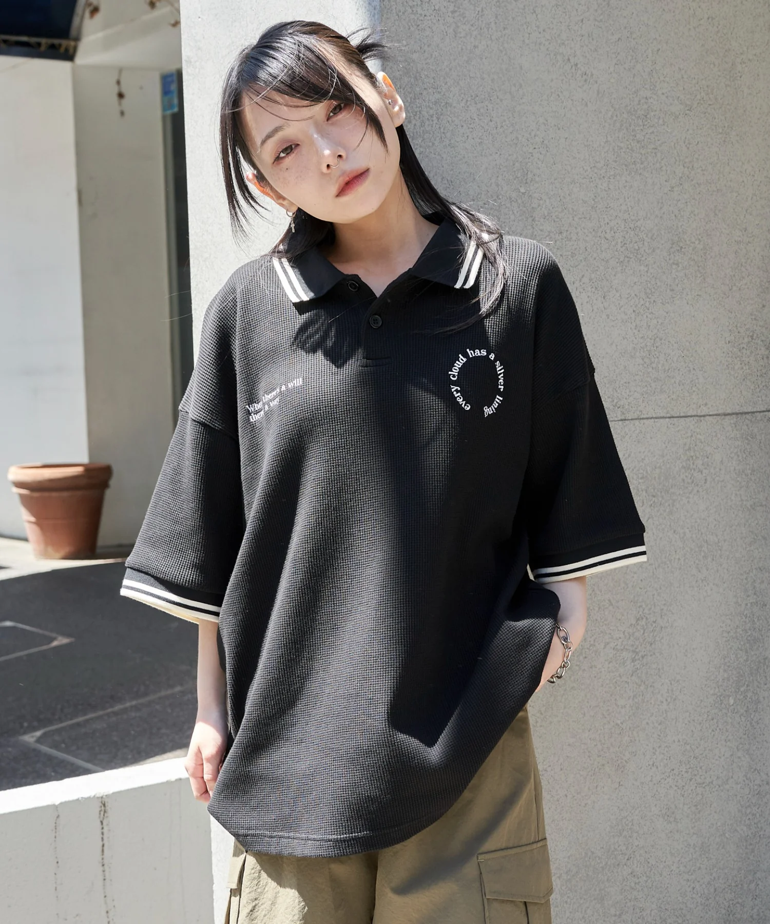 ワッフルラインポロ - Image 33