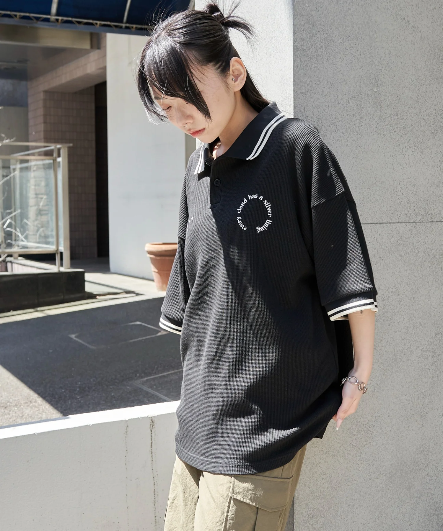 ワッフルラインポロ - Image 35