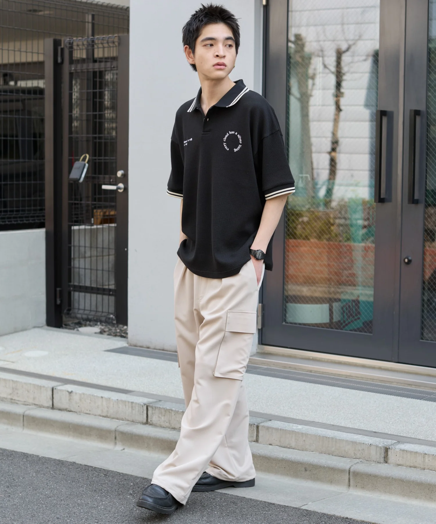 ワッフルラインポロ - Image 7