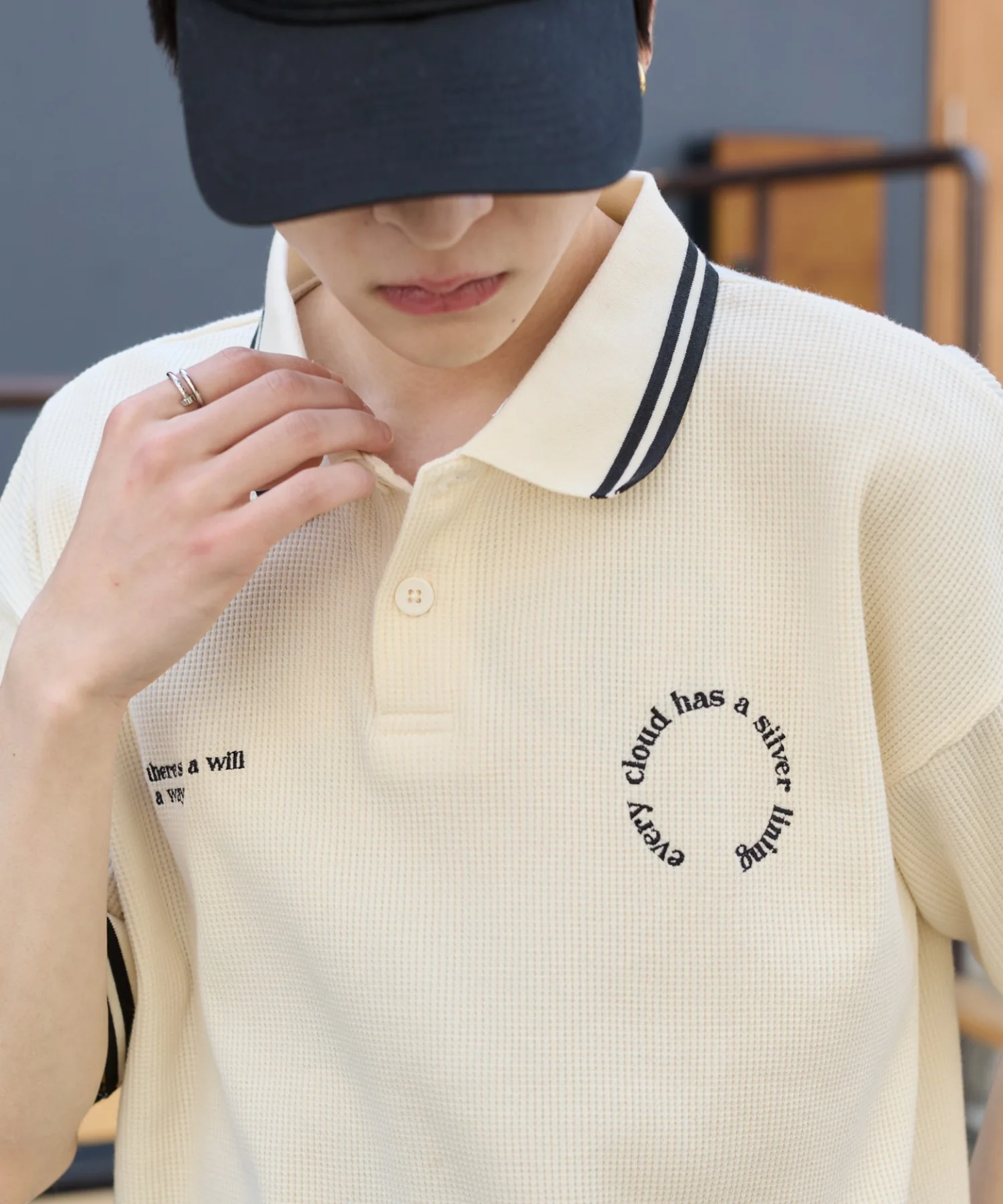 ワッフルラインポロ - Image 9