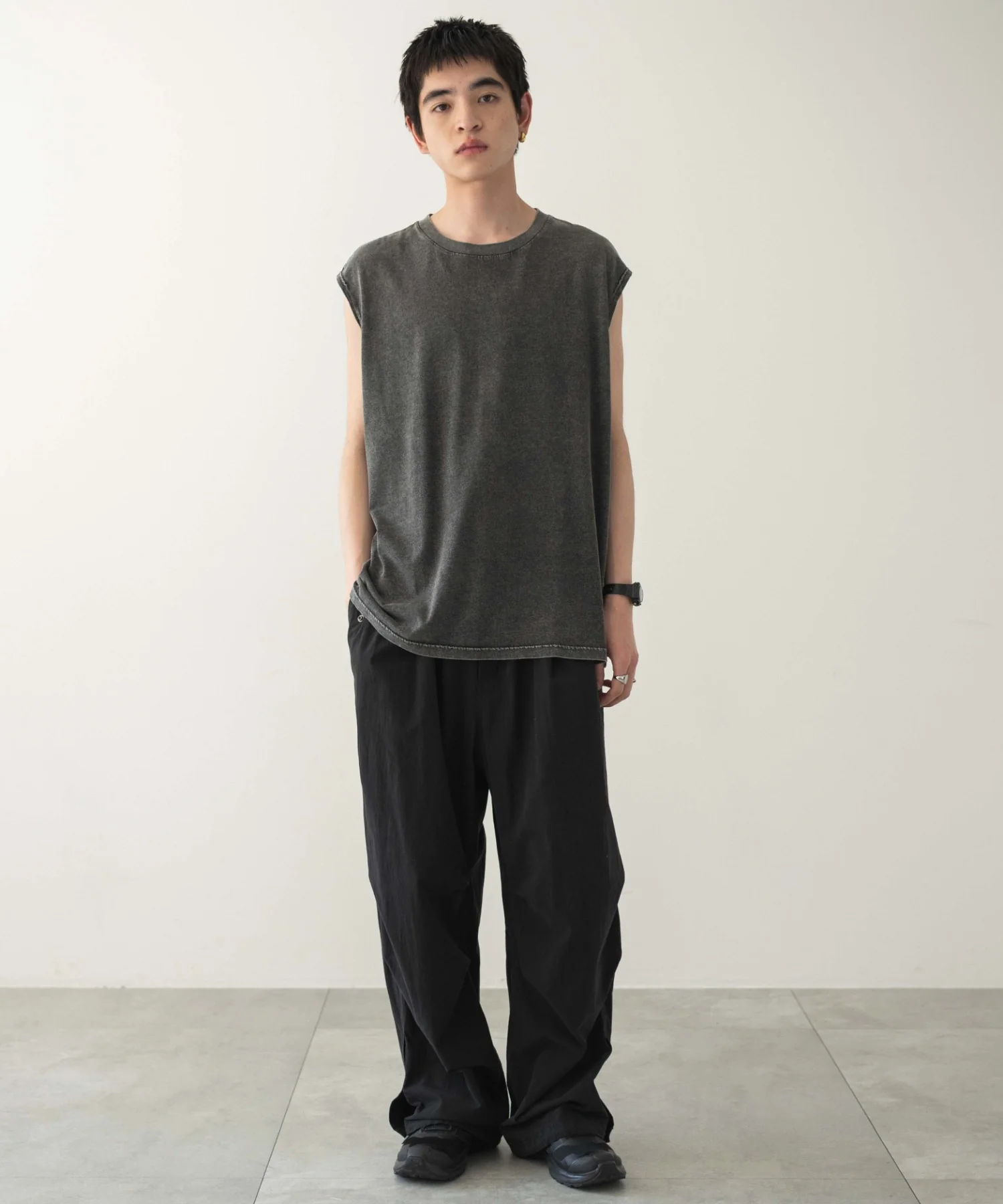 スリーブレスコットンT - Image 22