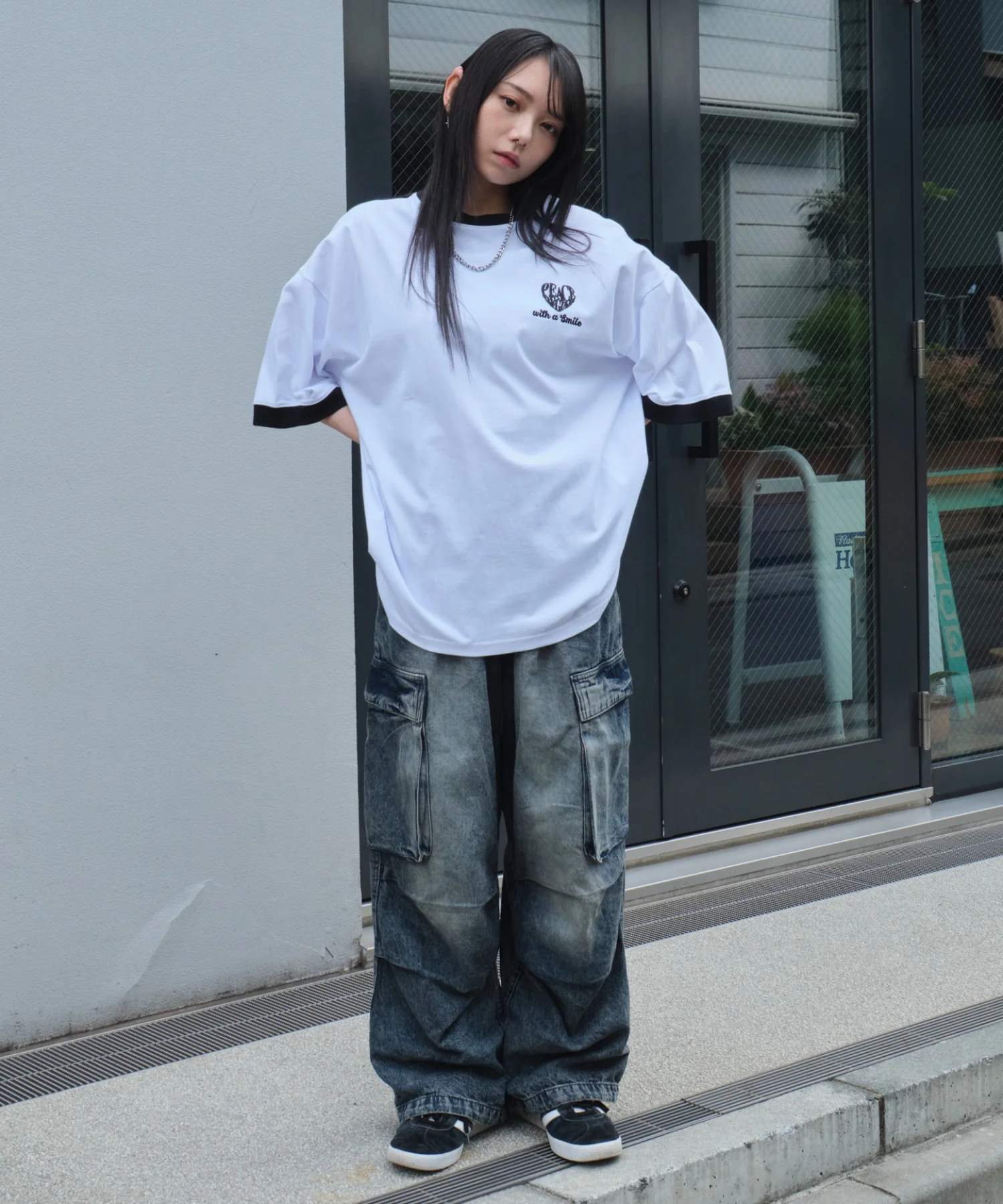 アクセ付きリンガーグラフィックT（SS） - Image 32