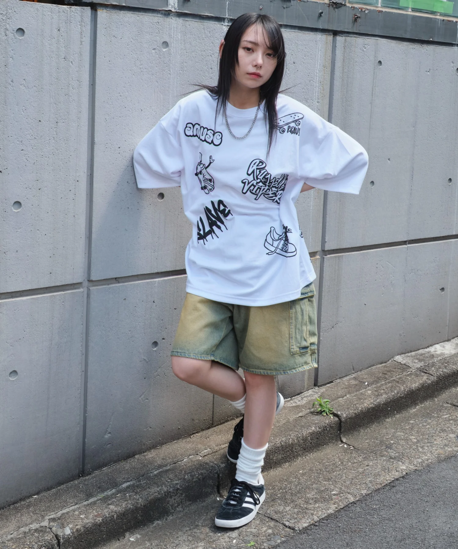 アクセ付きラフガキグラフィックT（SS） - Image 15