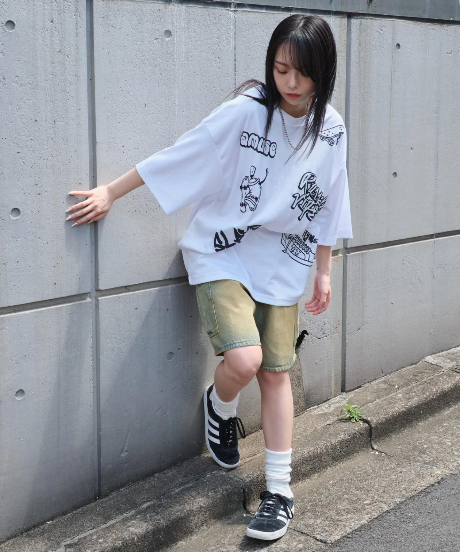 アクセ付きラフガキグラフィックT（SS） - Image 4