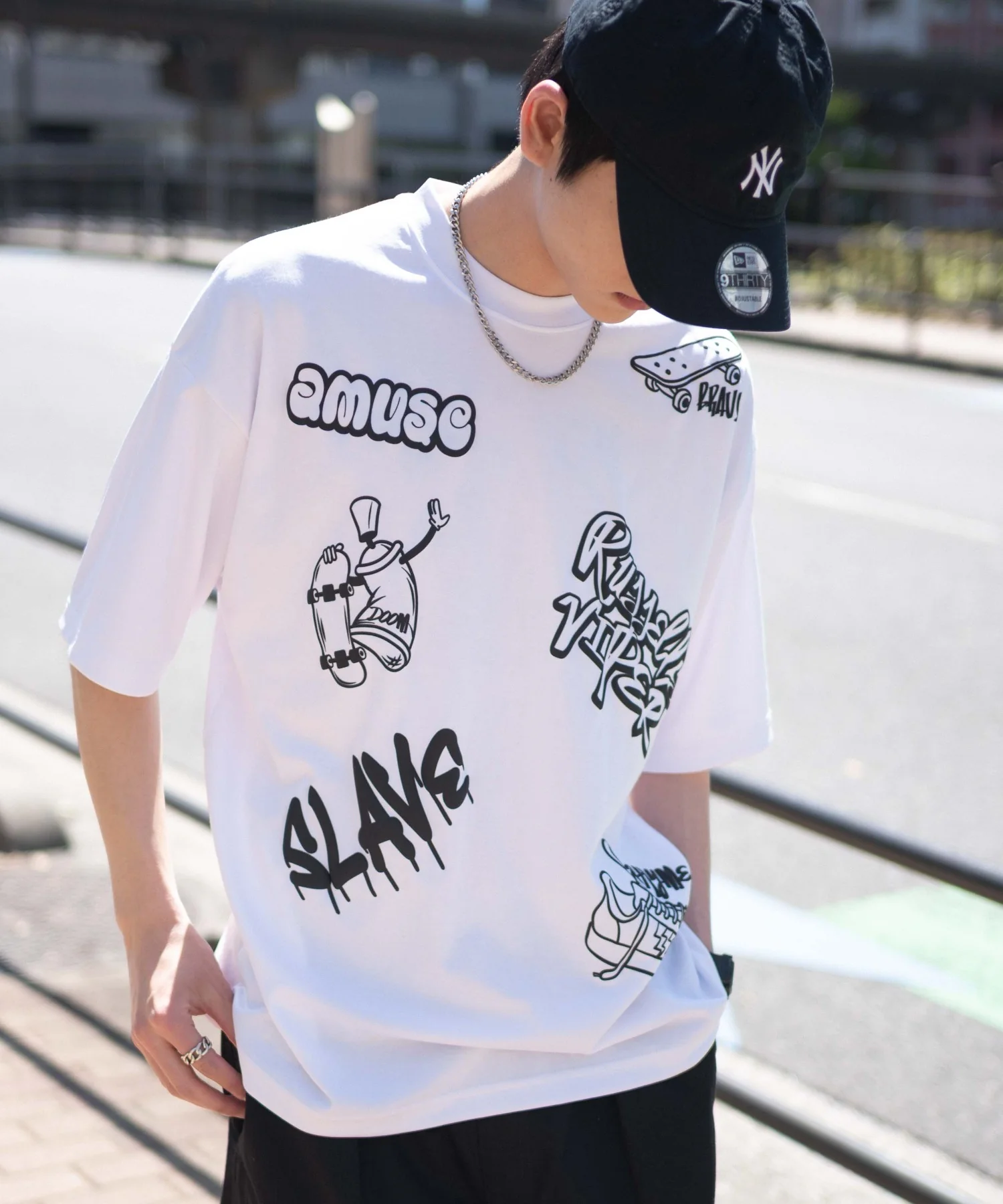 アクセ付きラフガキグラフィックT（SS） - Image 9