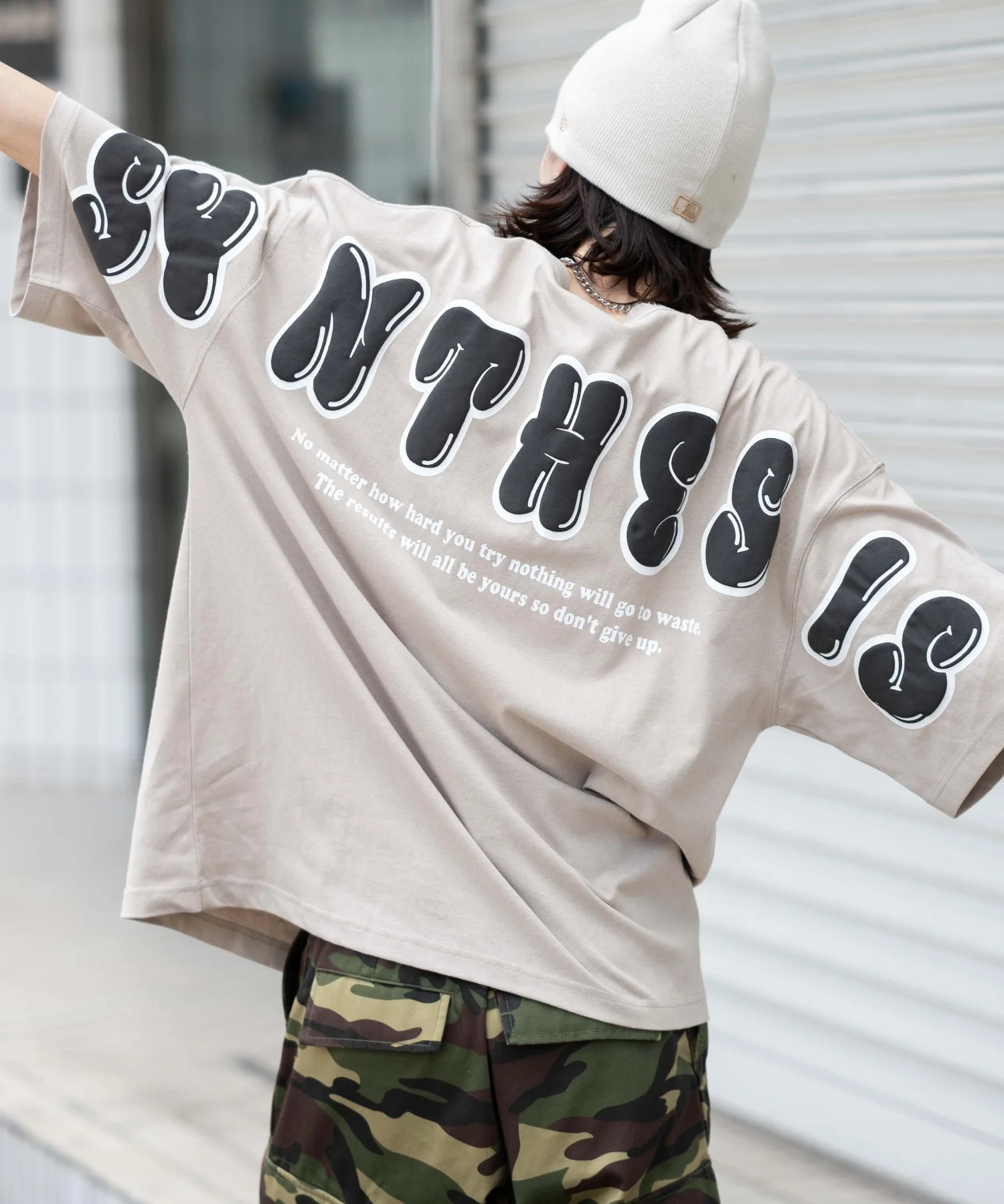 アクセ付きストレートロゴT（SS） - Image 2