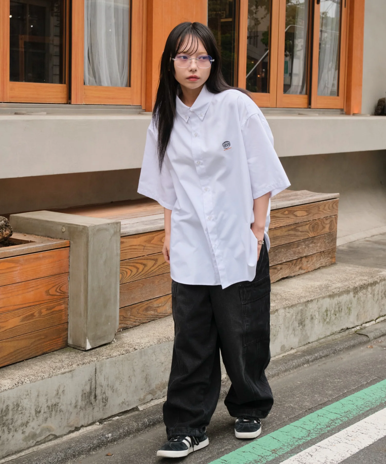 オックスフォードワンポイントシャツ（SS） - Image 10