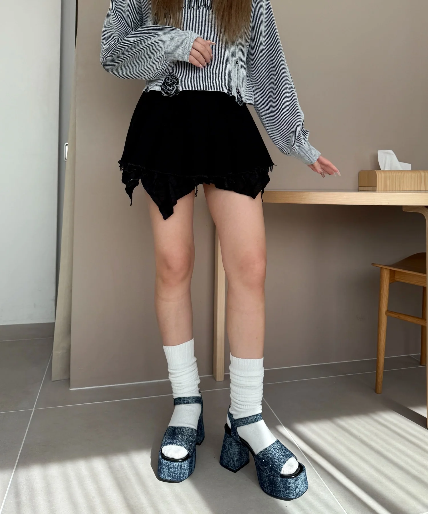 ストーム付きヒールサンダル - Image 16