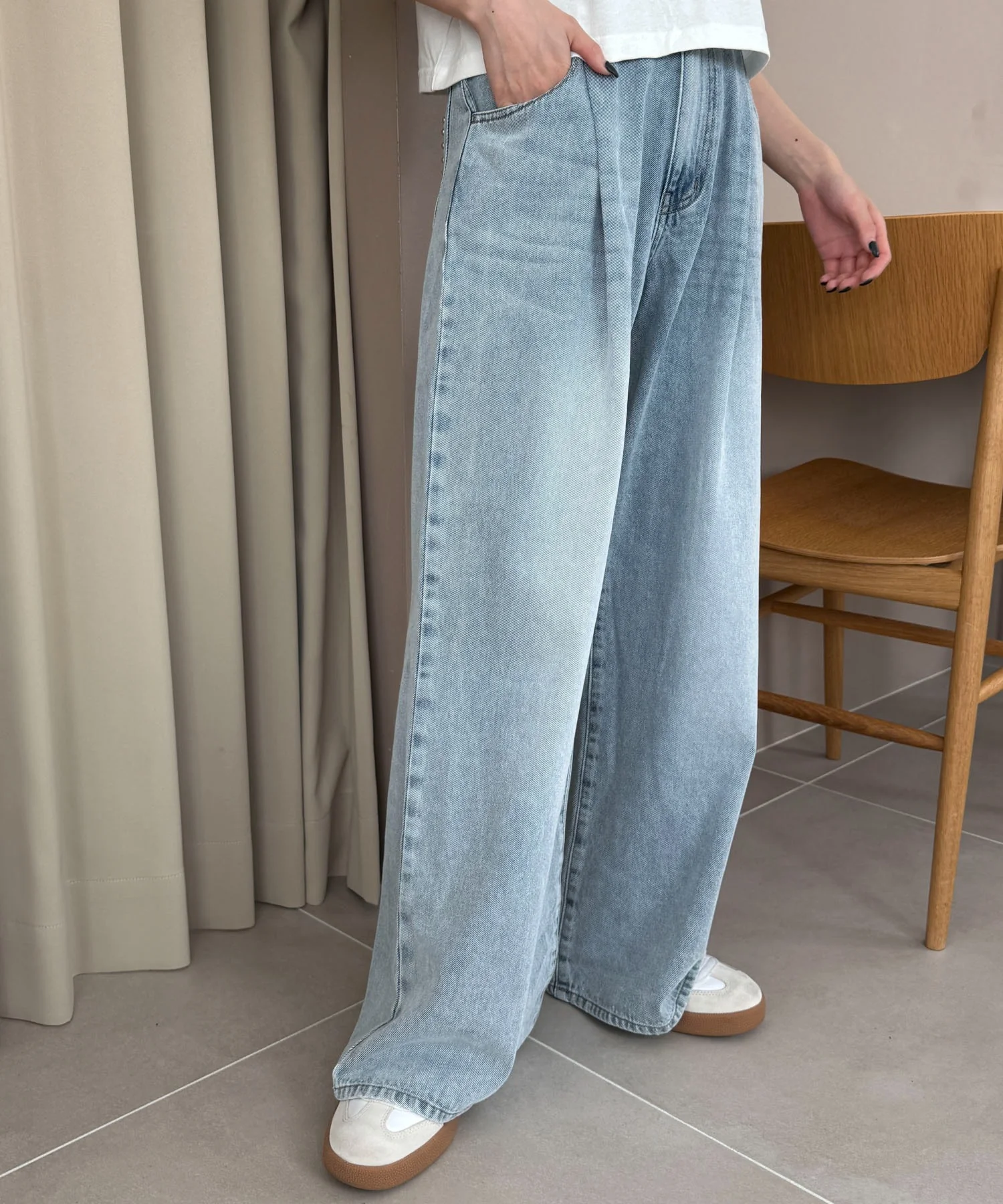 モチーフデニムタックパンツ - Image 17
