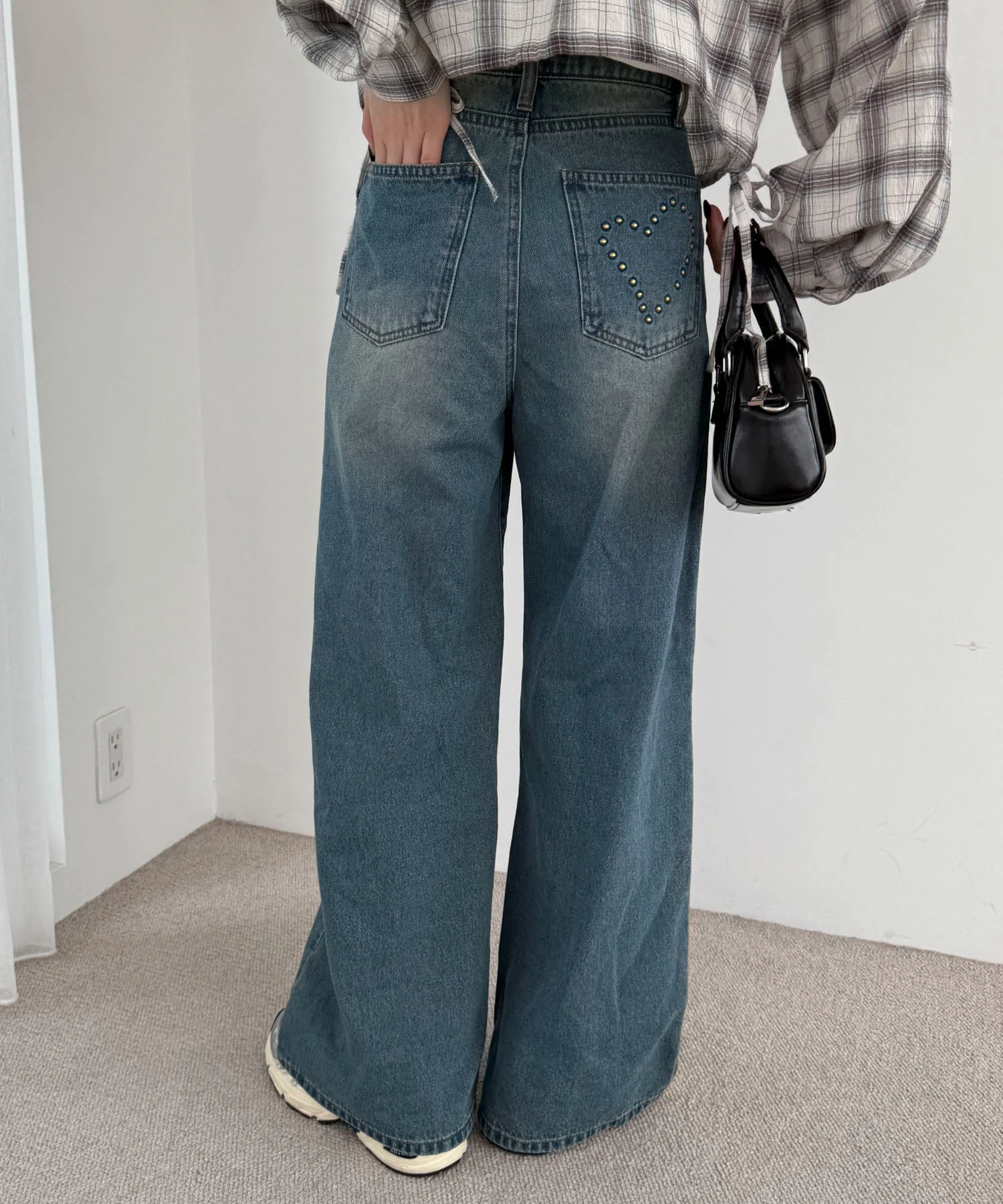 モチーフデニムタックパンツ - Image 2