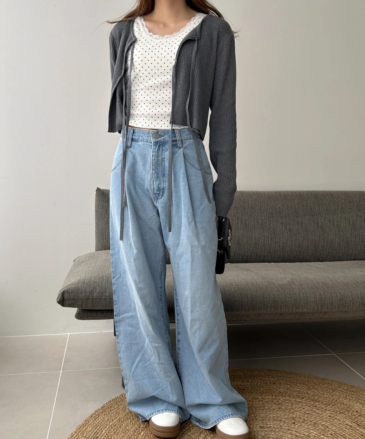 モチーフデニムタックパンツ - Image 5