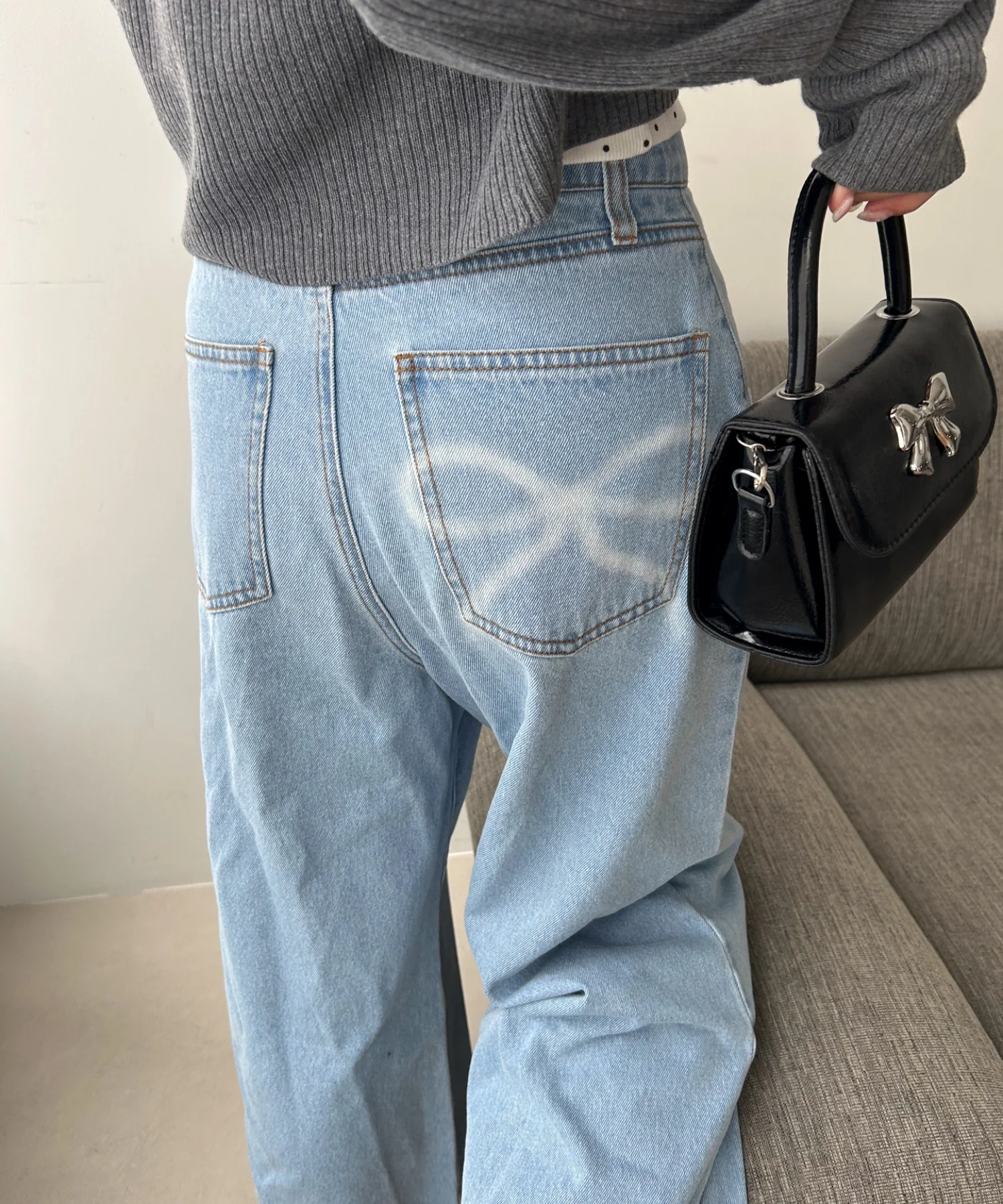 モチーフデニムタックパンツ - Image 9