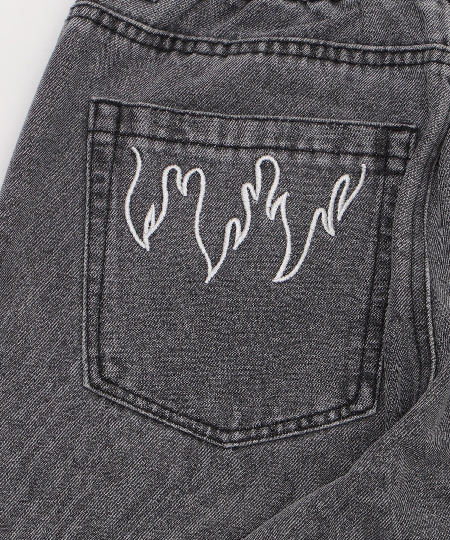 刺繍ロゴバレルレッグパンツ - Image 30