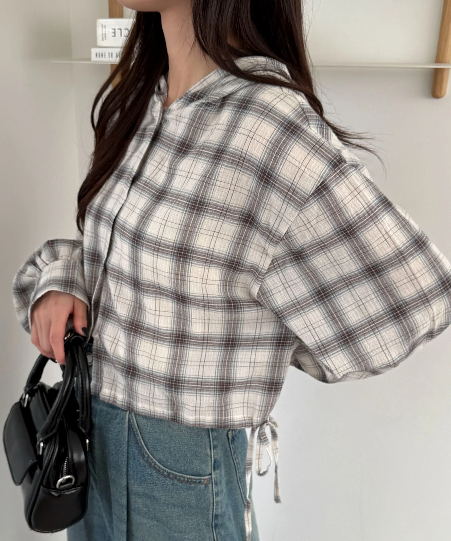 チェックショートフードシャツ - Image 17
