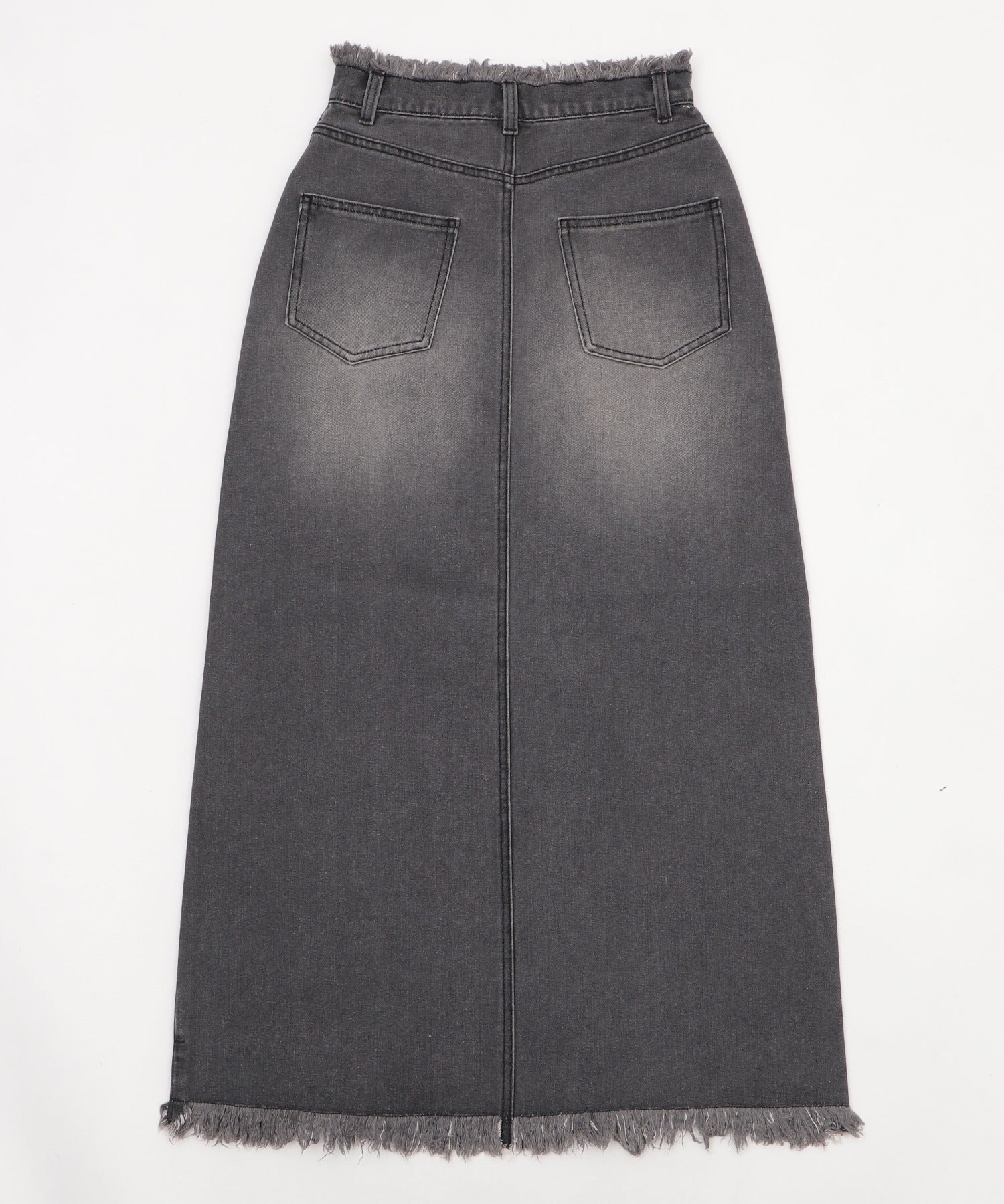 フリンジロングスリットデニムスカート - Image 16