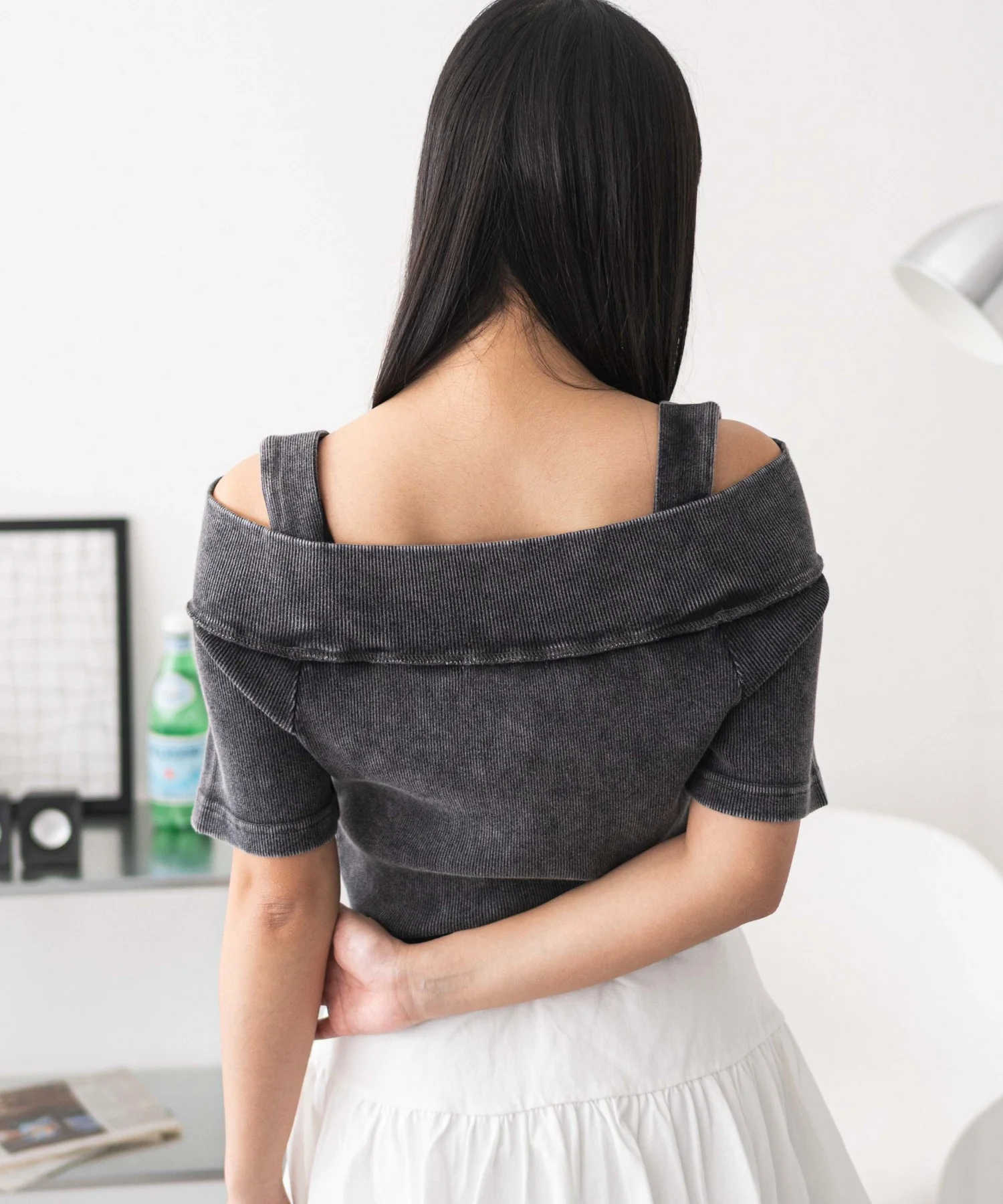 オフショルWジップトップス - Image 14
