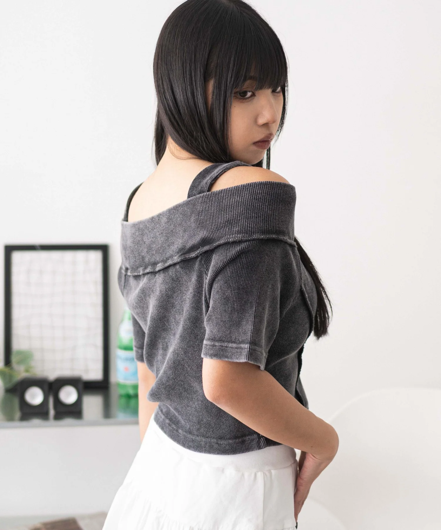 オフショルWジップトップス - Image 15