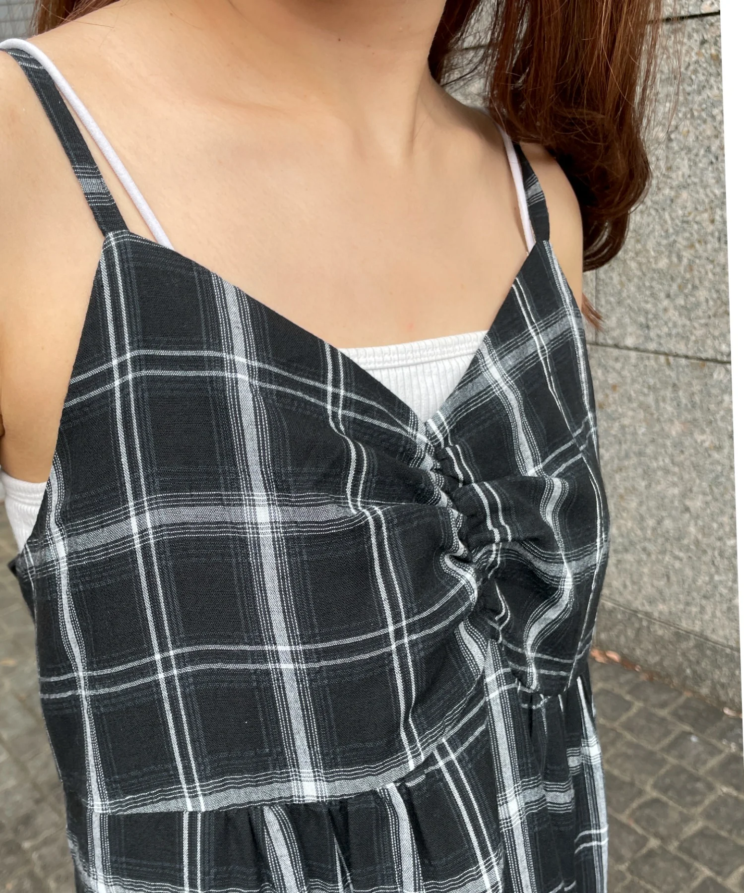 チェックイレヘムキャミワンピース - Image 5