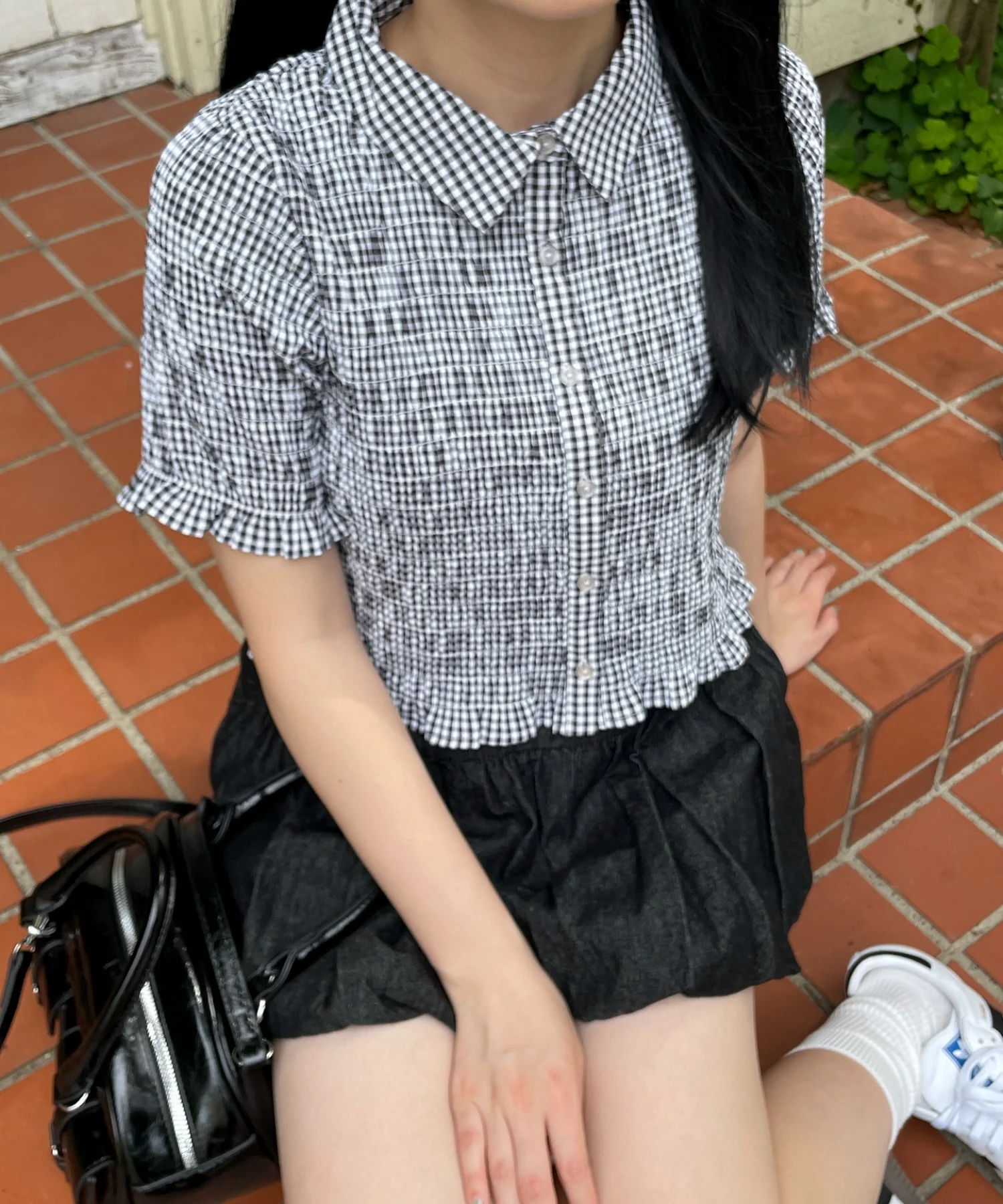 ギンカムチェックシャーリングシャツ - Image 3