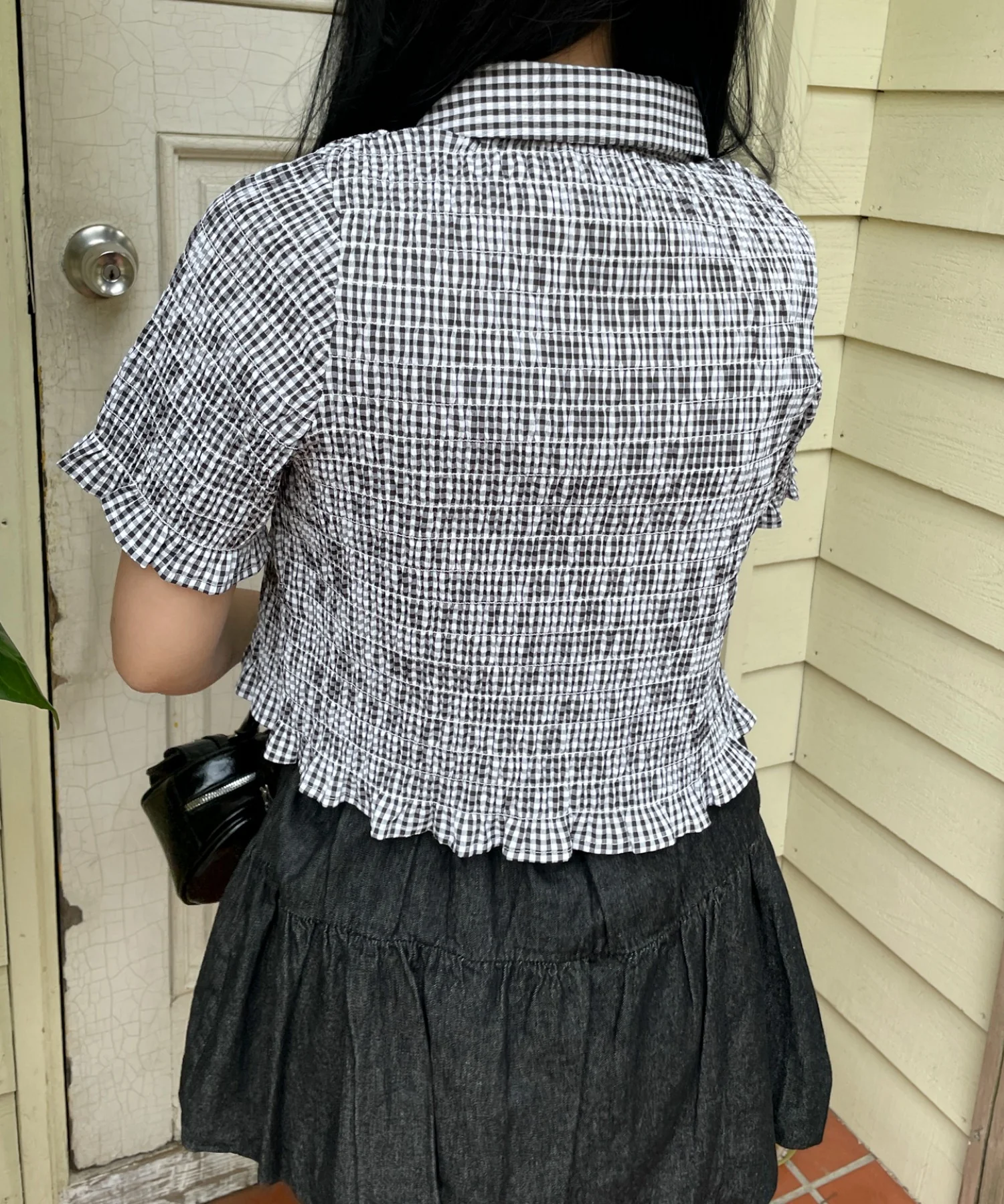 ギンカムチェックシャーリングシャツ - Image 6