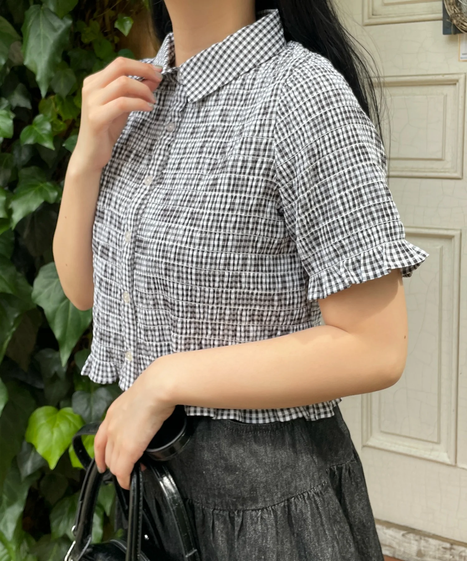 ギンカムチェックシャーリングシャツ - Image 7