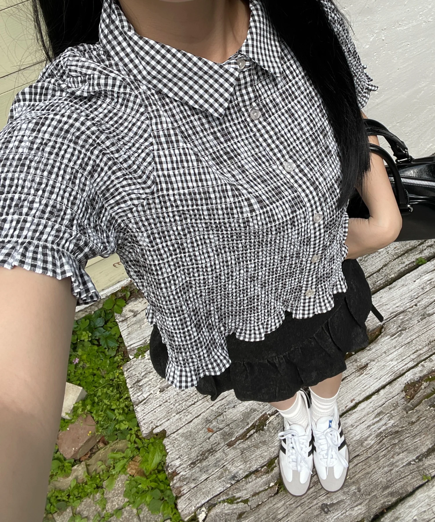 ギンカムチェックシャーリングシャツ - Image 8