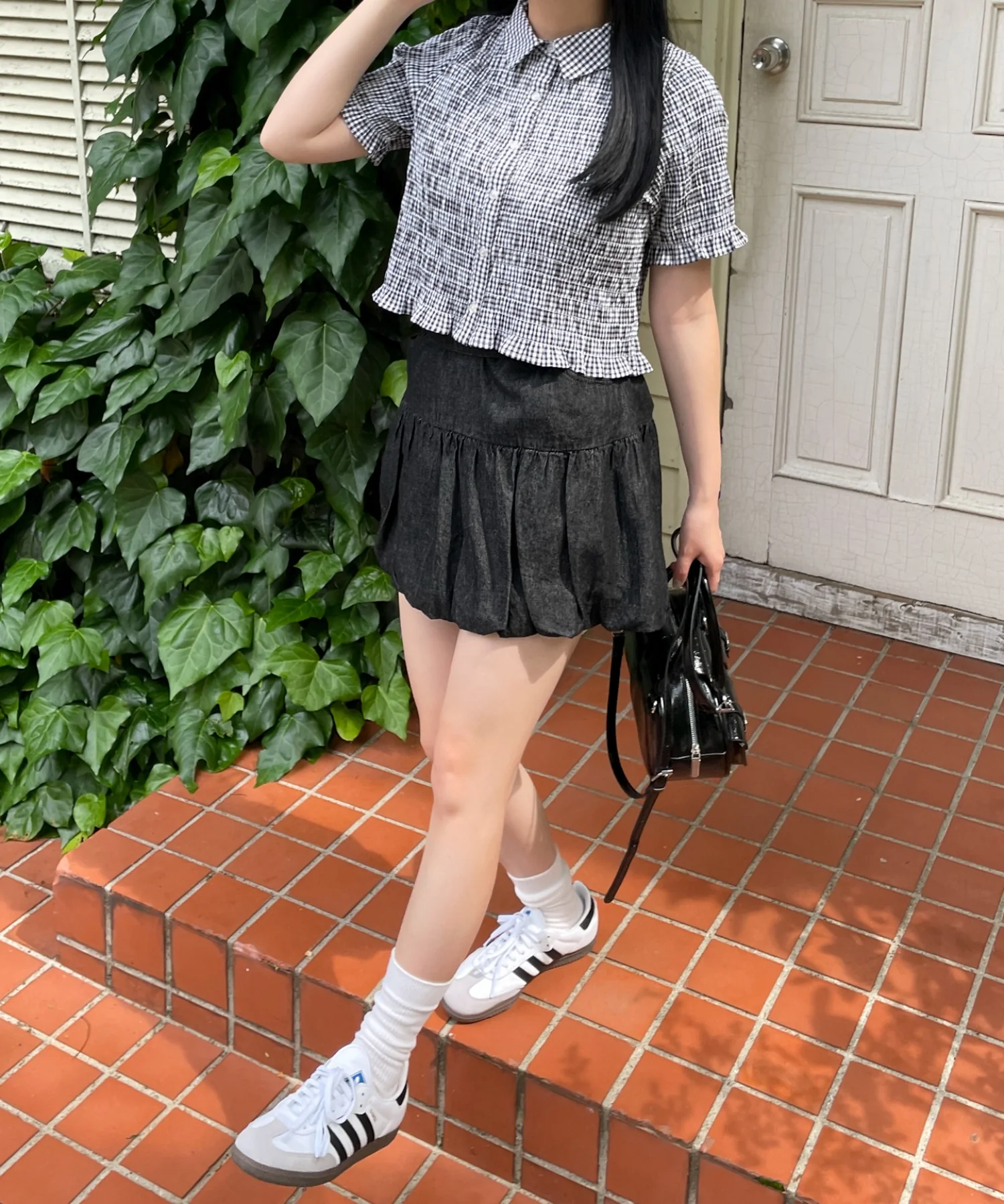 ギンカムチェックシャーリングシャツ - Image 9